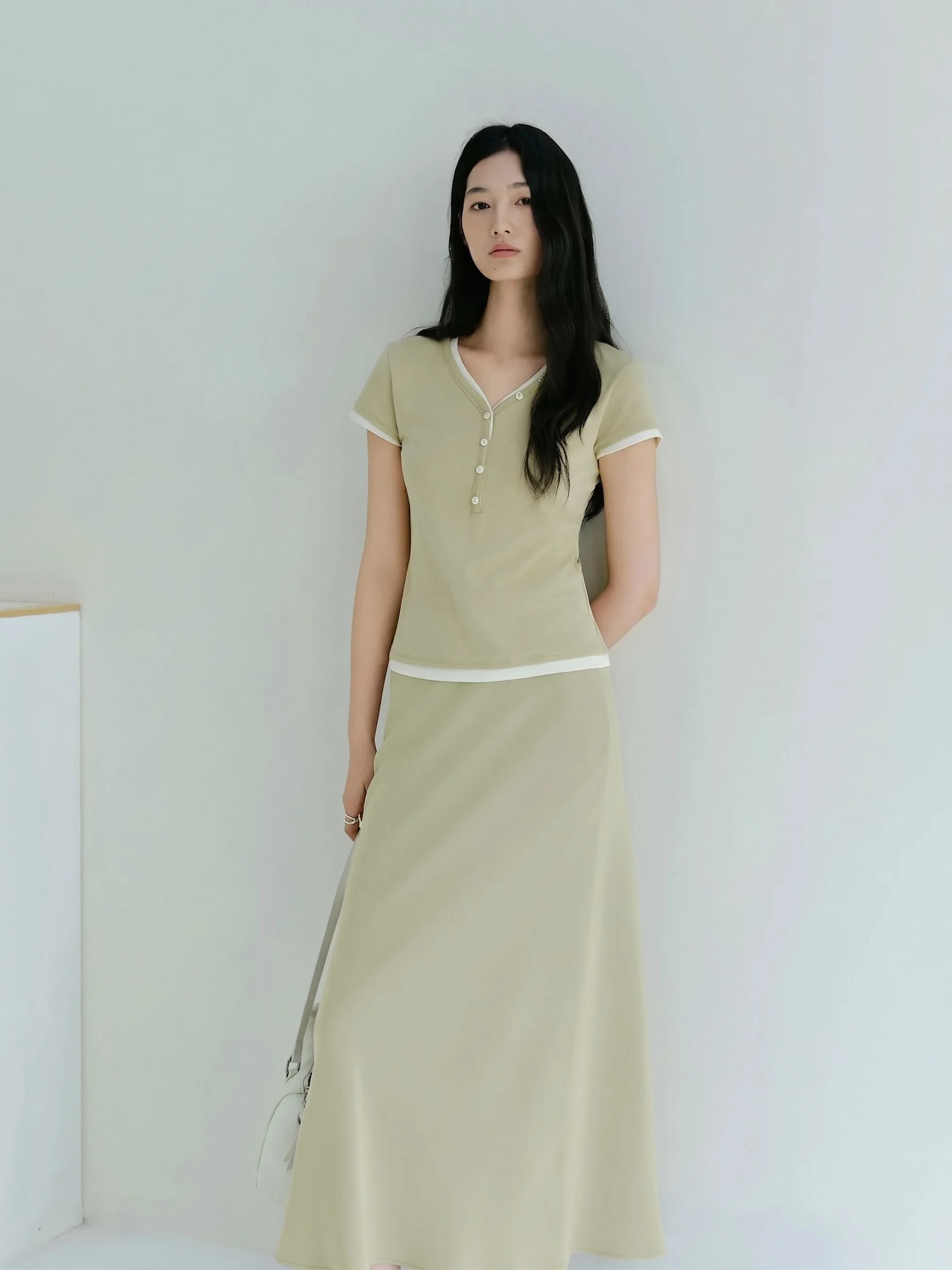 Triacetate Midi Skirt - Image 4