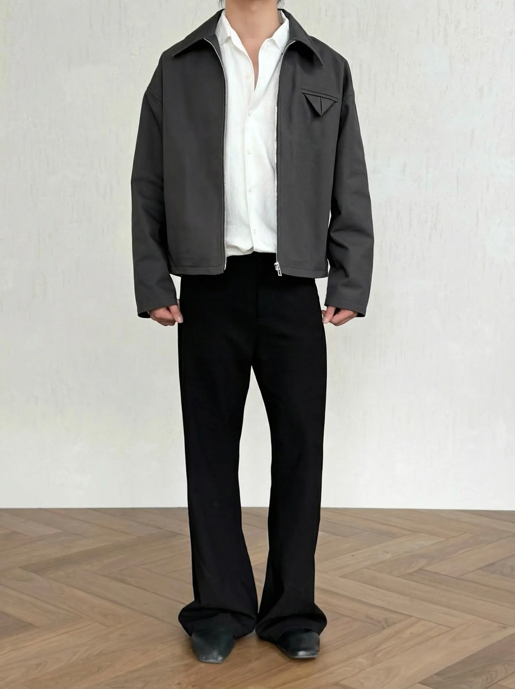Triangular Zip Jacket