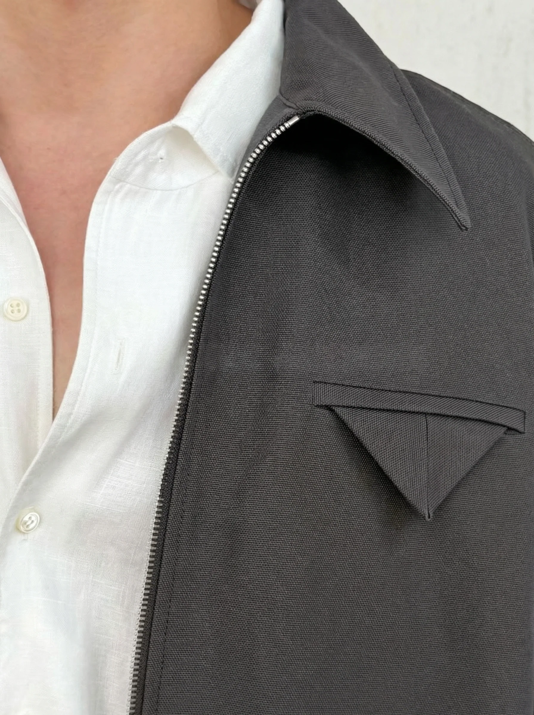 Triangular Zip Jacket - Image 4