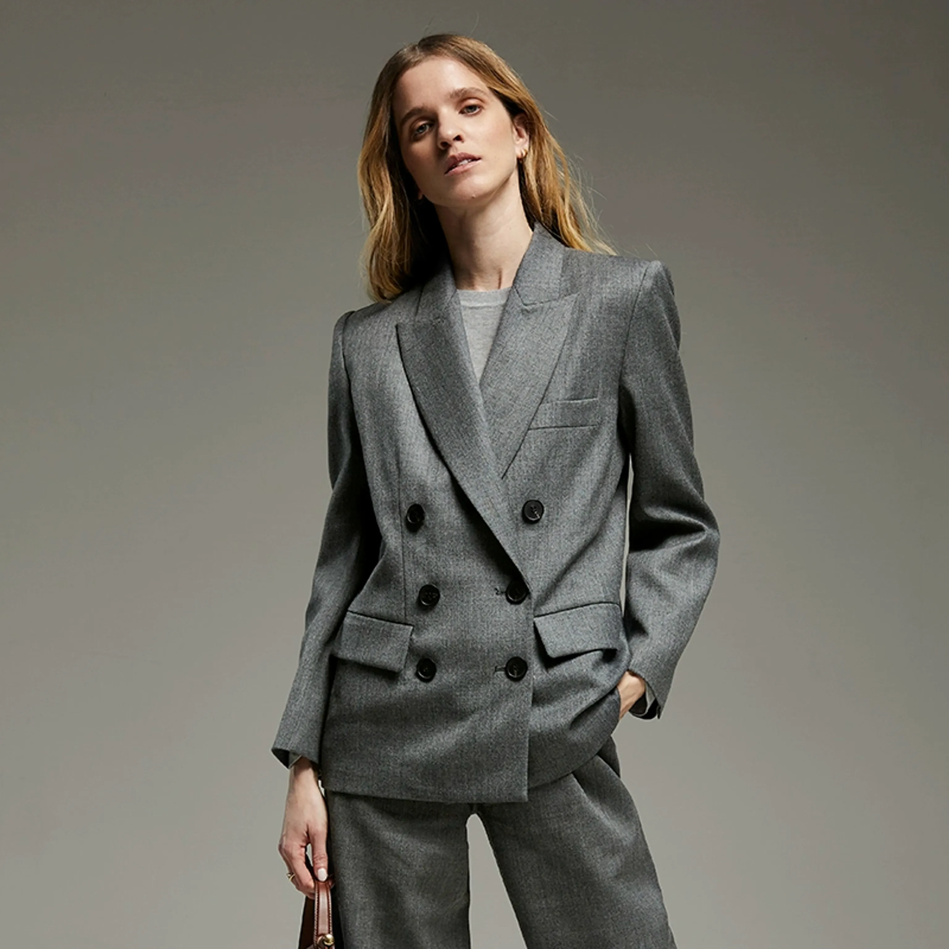 Tricia Double-Breasted Wool Suit - Image 5