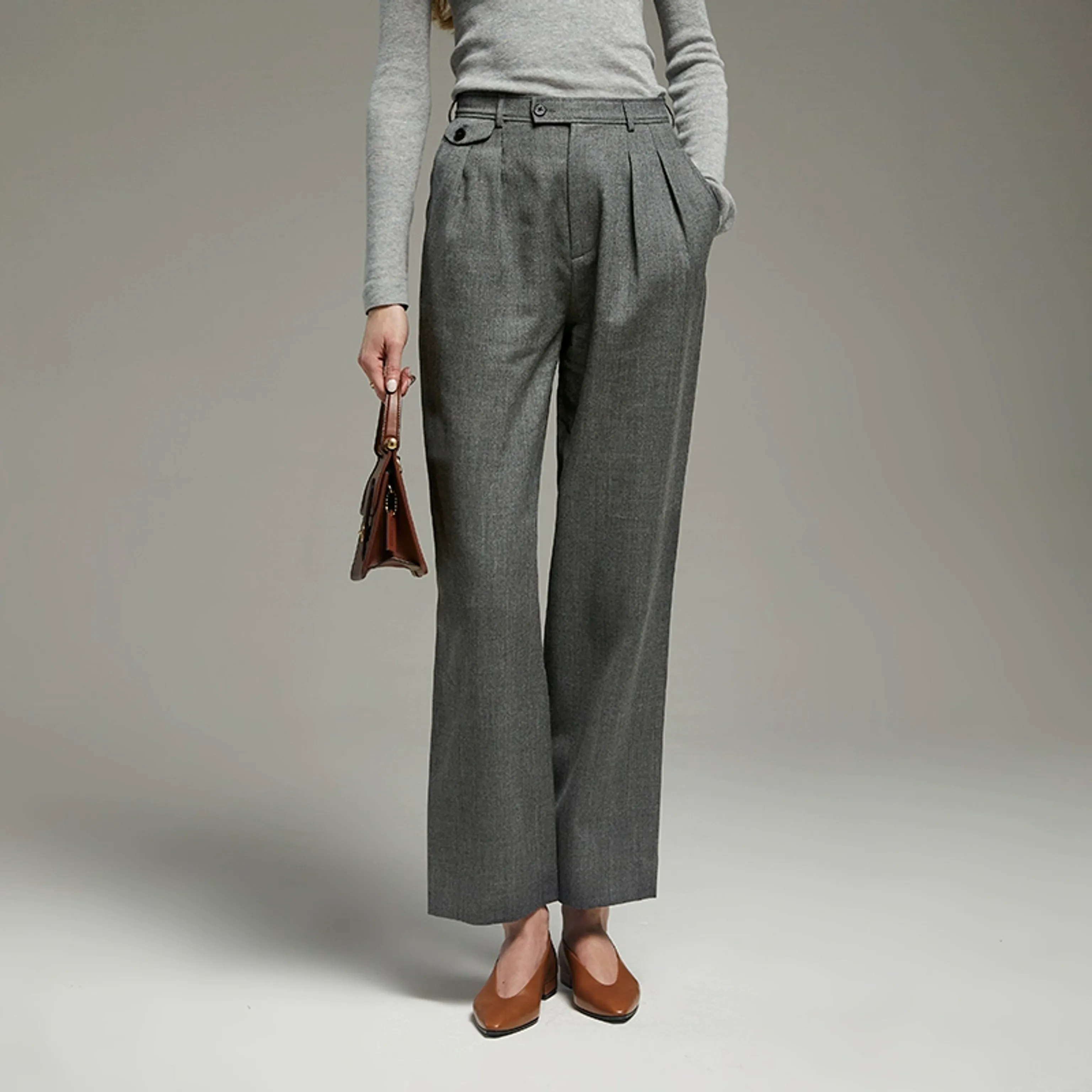 Tricia Double-Breasted Wool Suit - Image 6