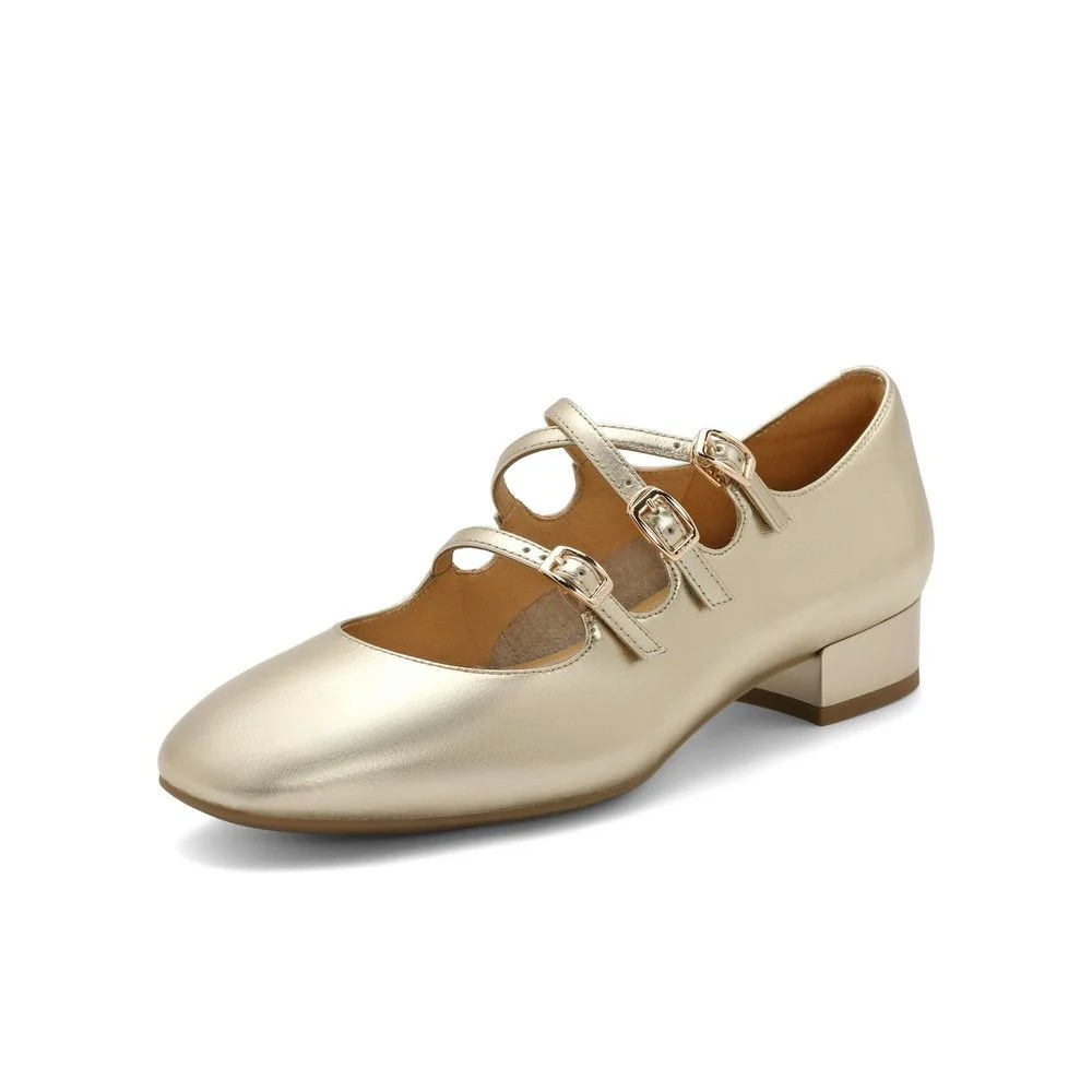 Triple Strap Mary Janes - Image 3