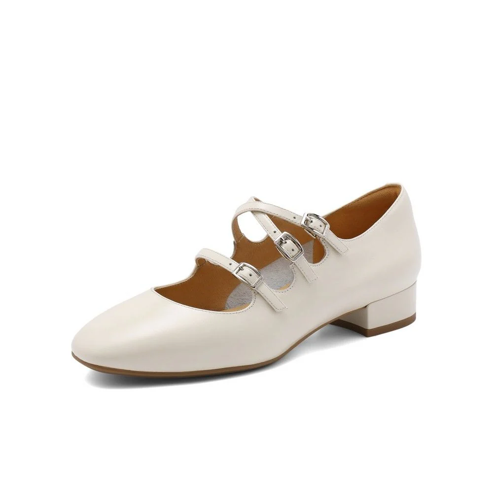 Triple Strap Mary Janes - Image 6