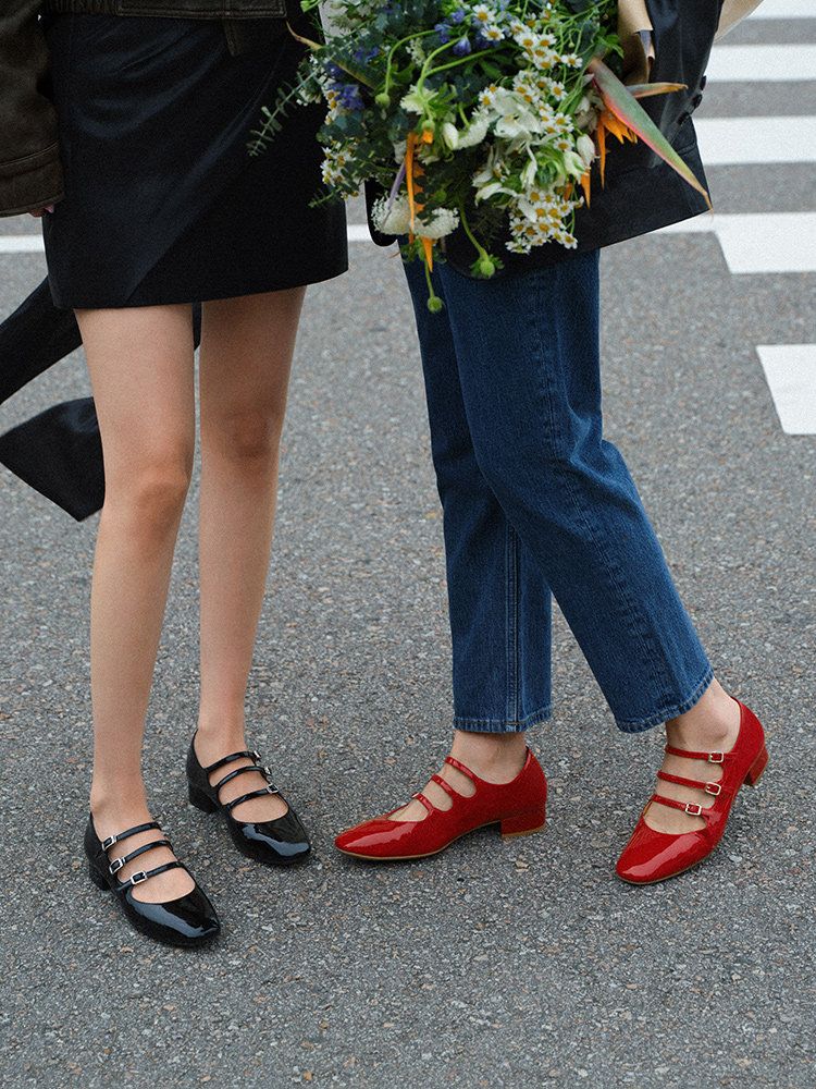 Triple Strap Mary Janes - Image 8