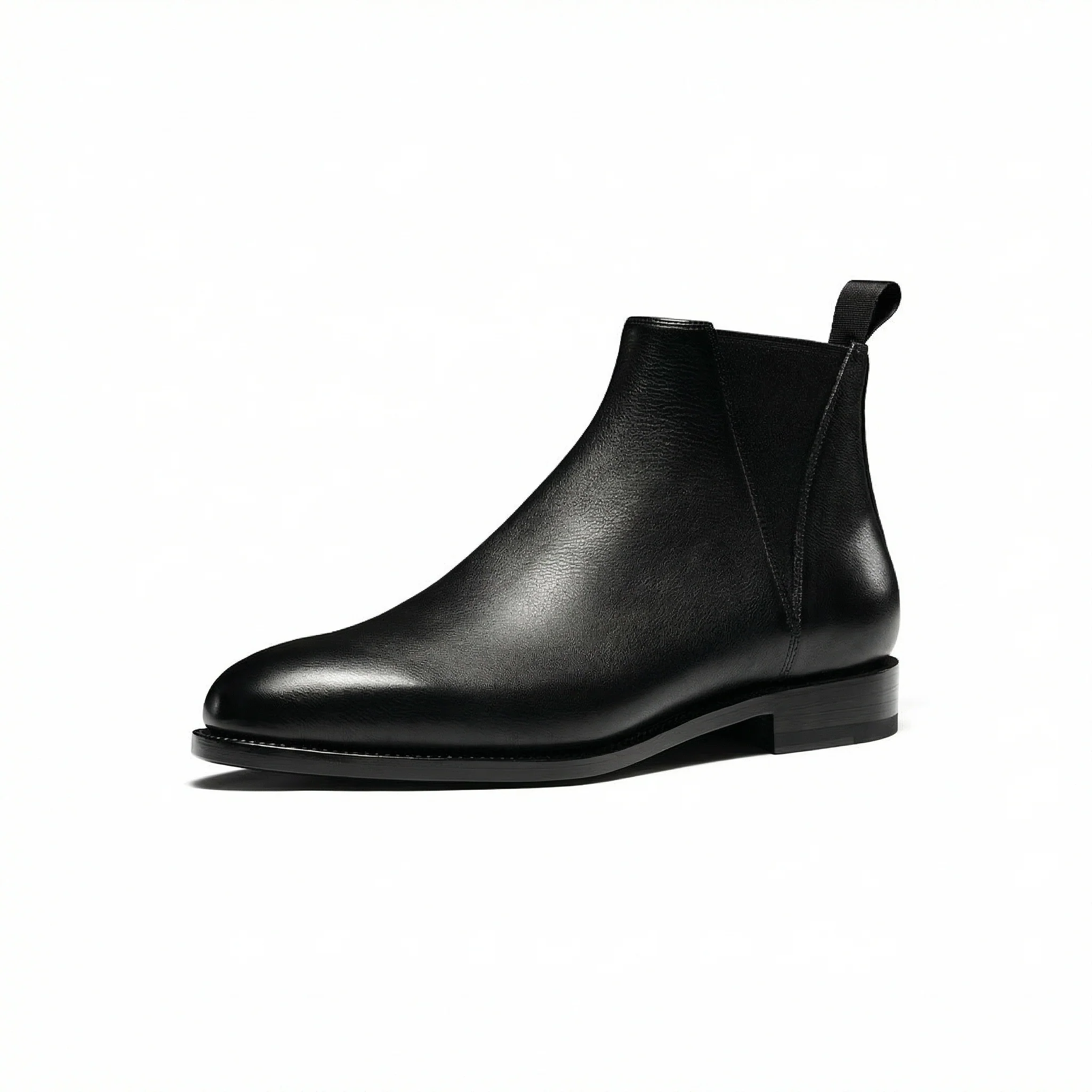 Tumbled Leather Chelsea Boots - Image 2