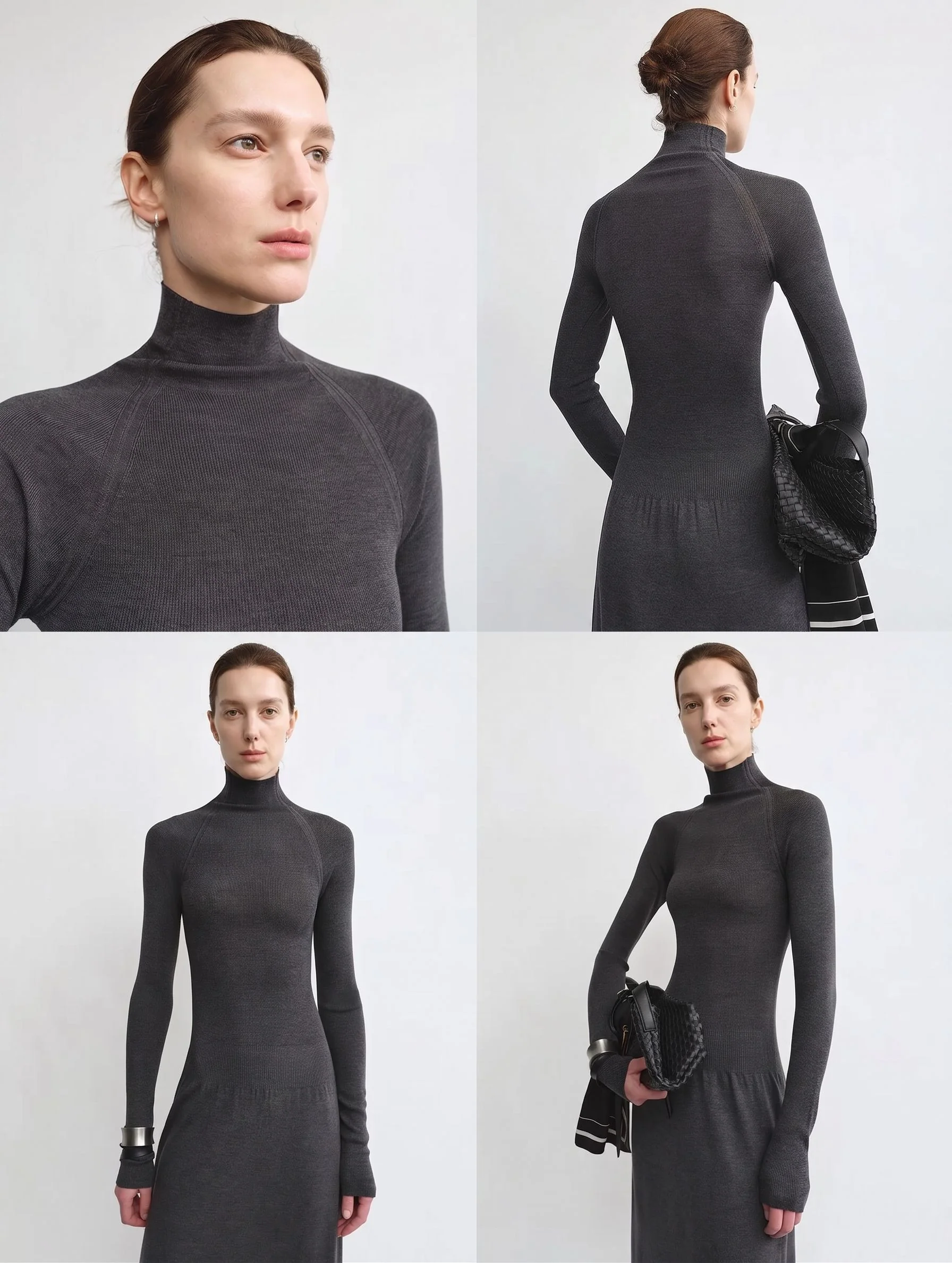 Turtleneck Knit Maxi Dress - Image 4