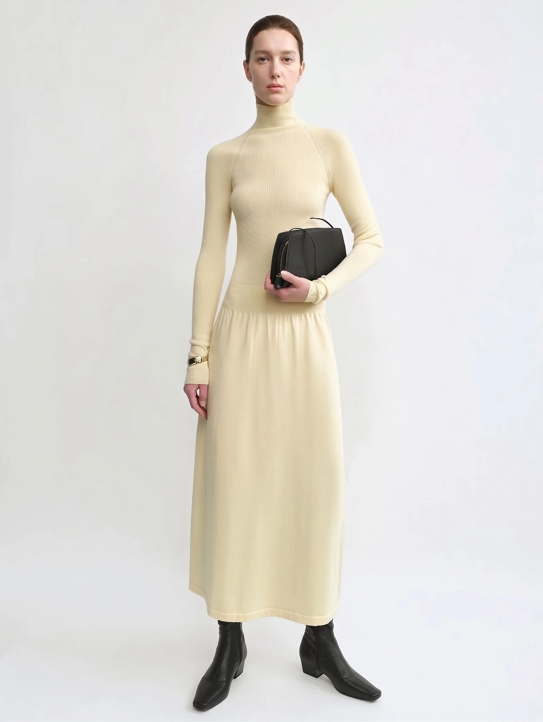 Turtleneck Knit Maxi Dress - Image 8