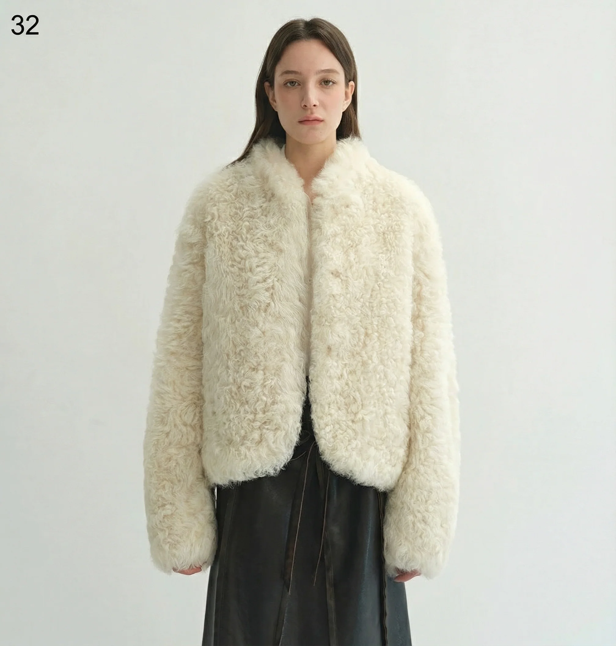 Tuscan Curly Shearling Jacket - Image 23