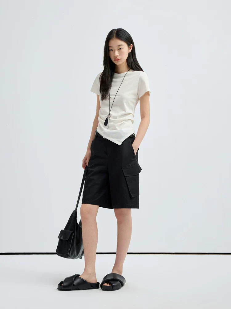 Twill Cargo Bermudas - Image 4
