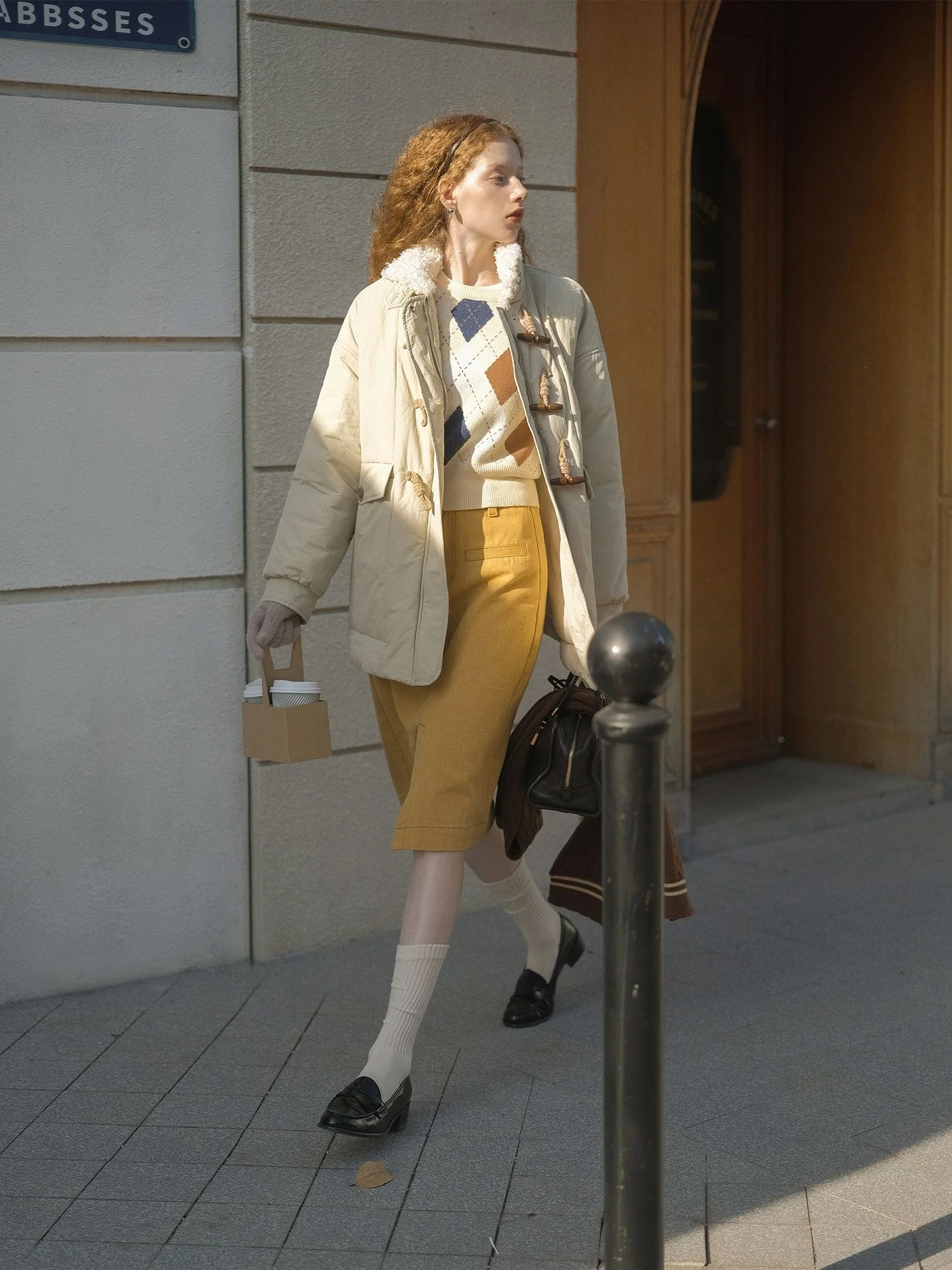 Twill Midi Skirt - Image 4