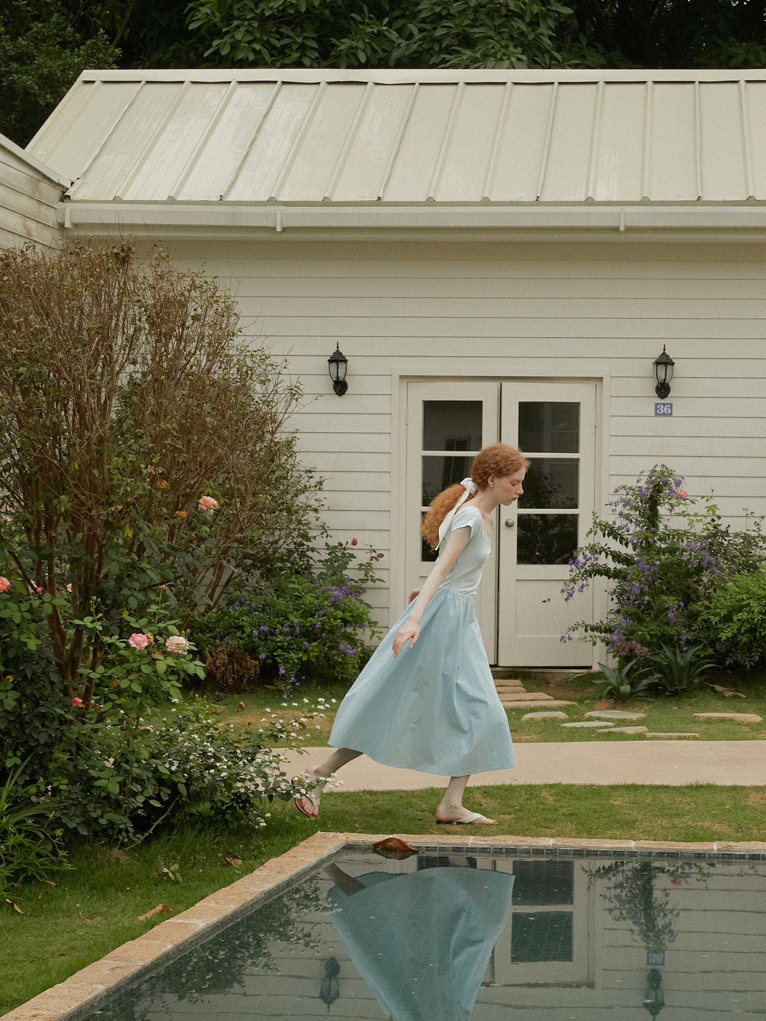 Twist-Back Midi Dress - Image 3