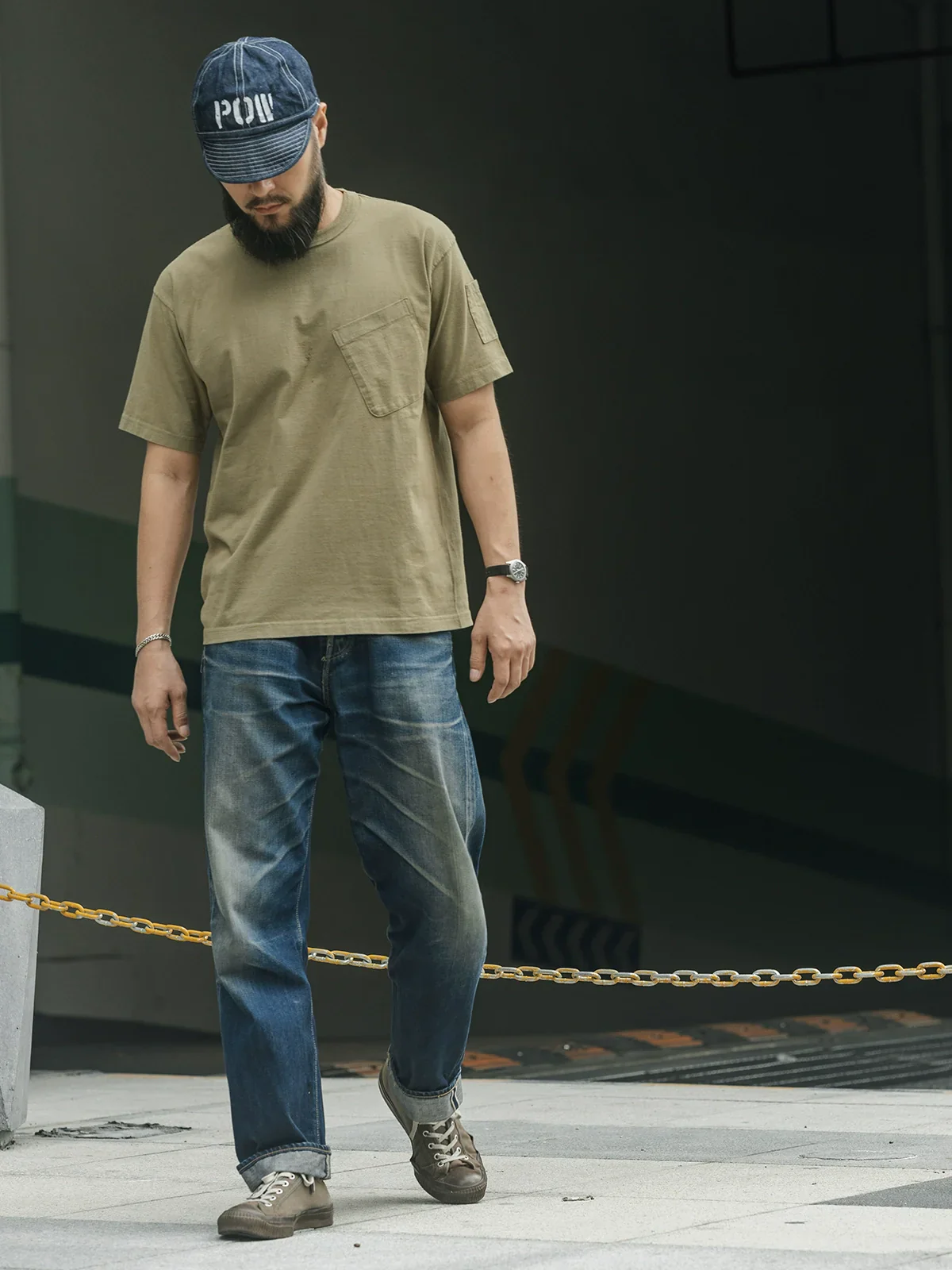 Twist Cotton Pocket Tee - Image 4