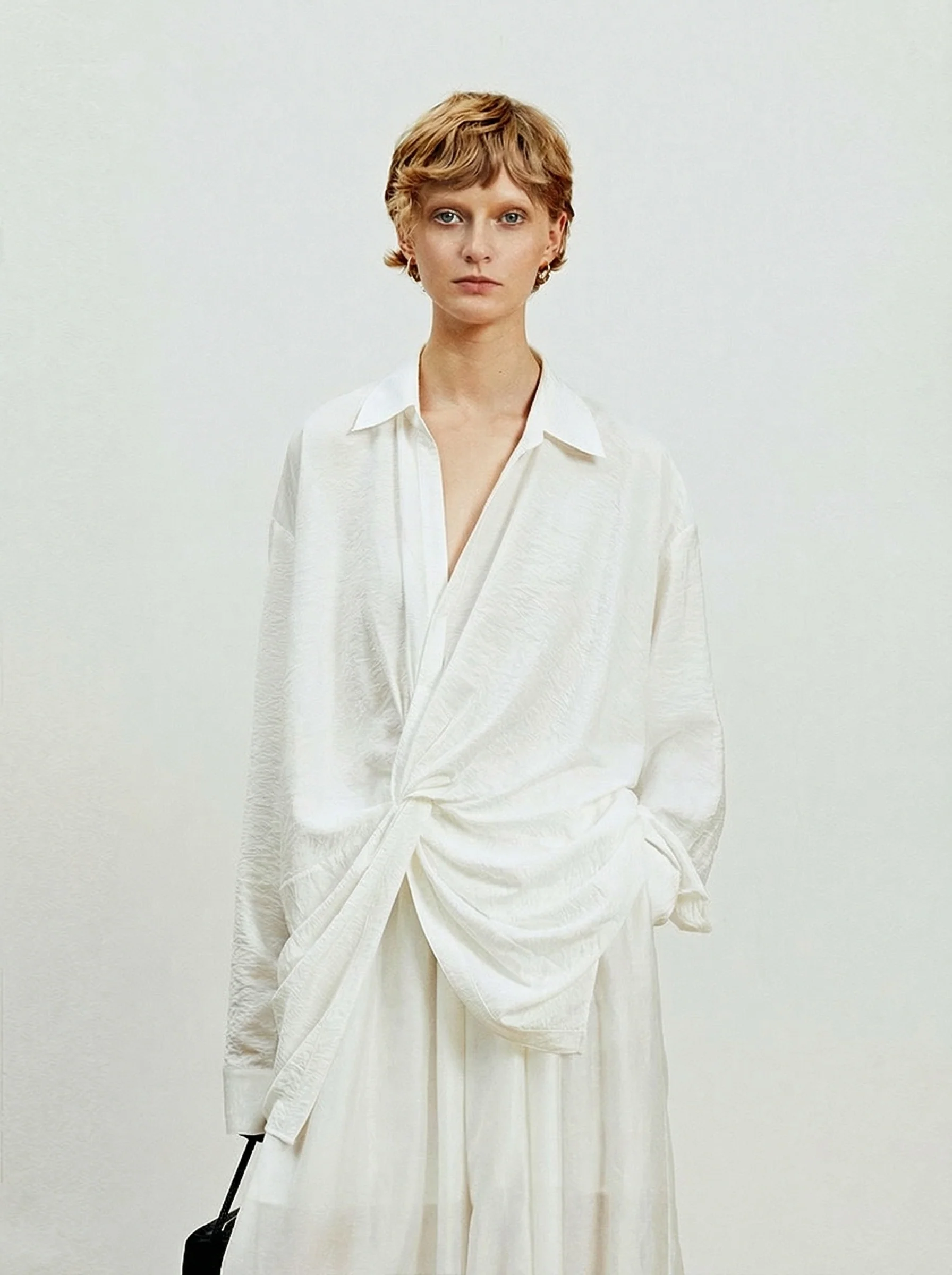 Twist-Front Shirt