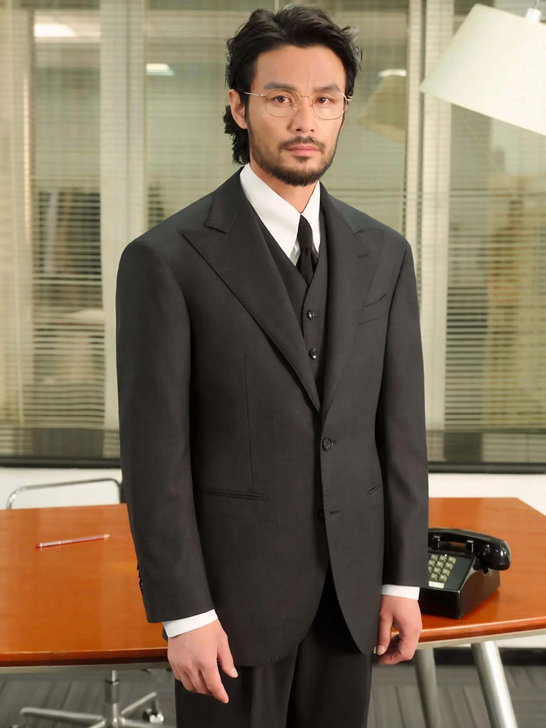 Two-Button Twill Suit