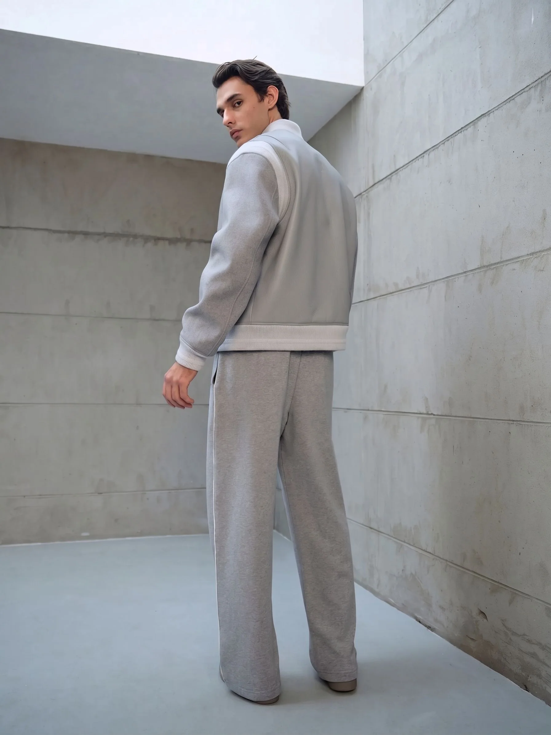 Two-Tone Bomber Jacket - Image 4