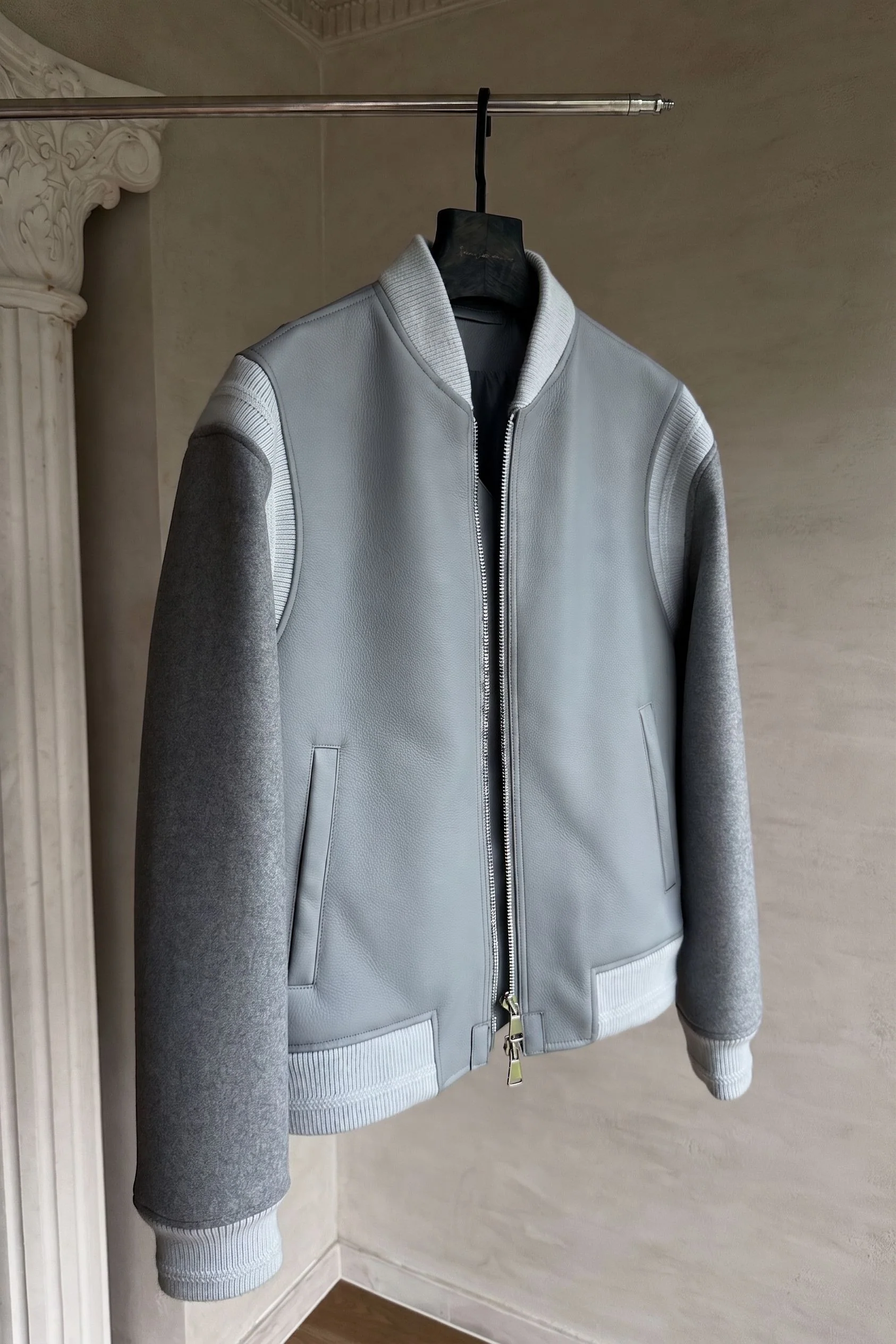 Two-Tone Bomber Jacket - Image 6