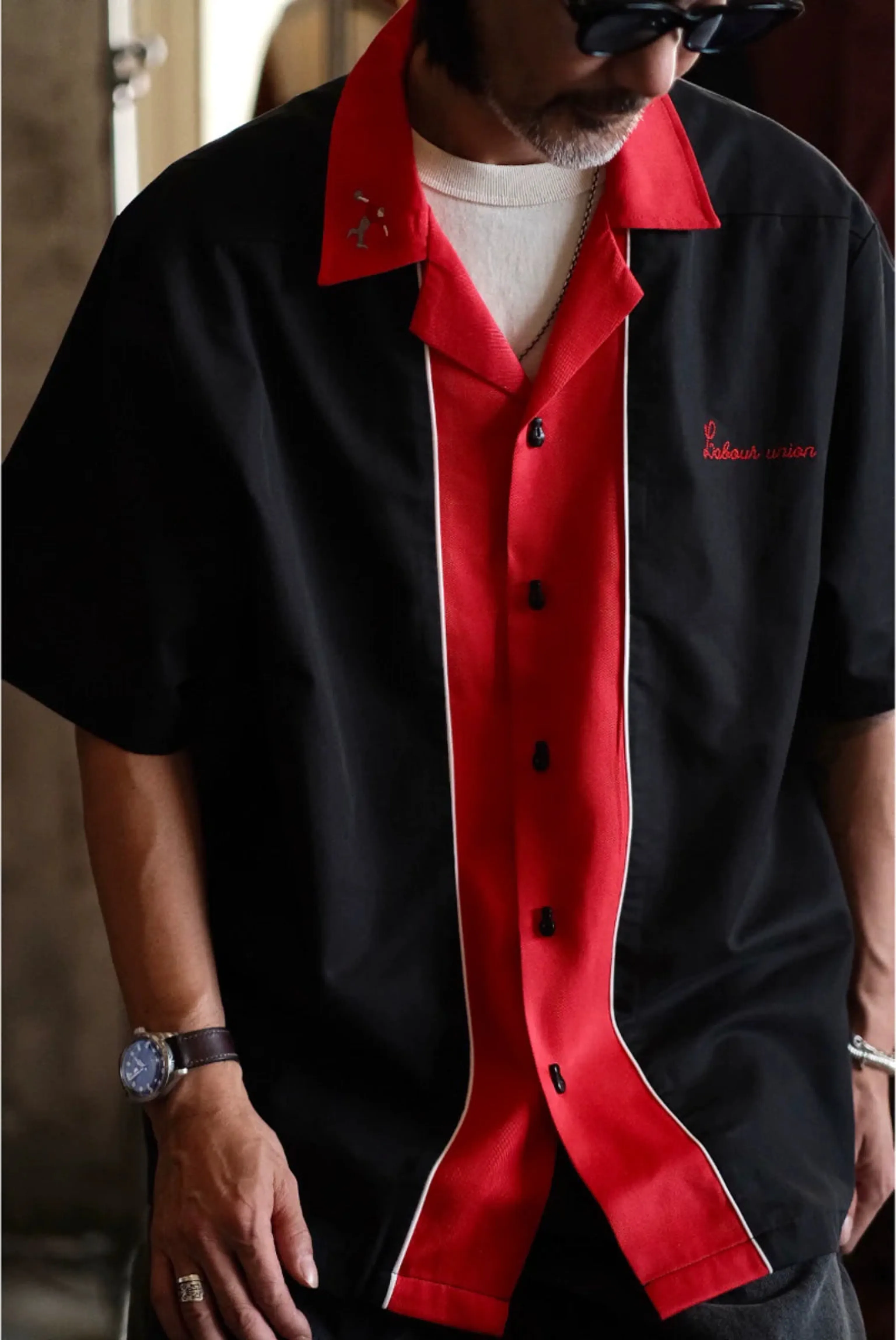 Two-Tone Bowling Shirt