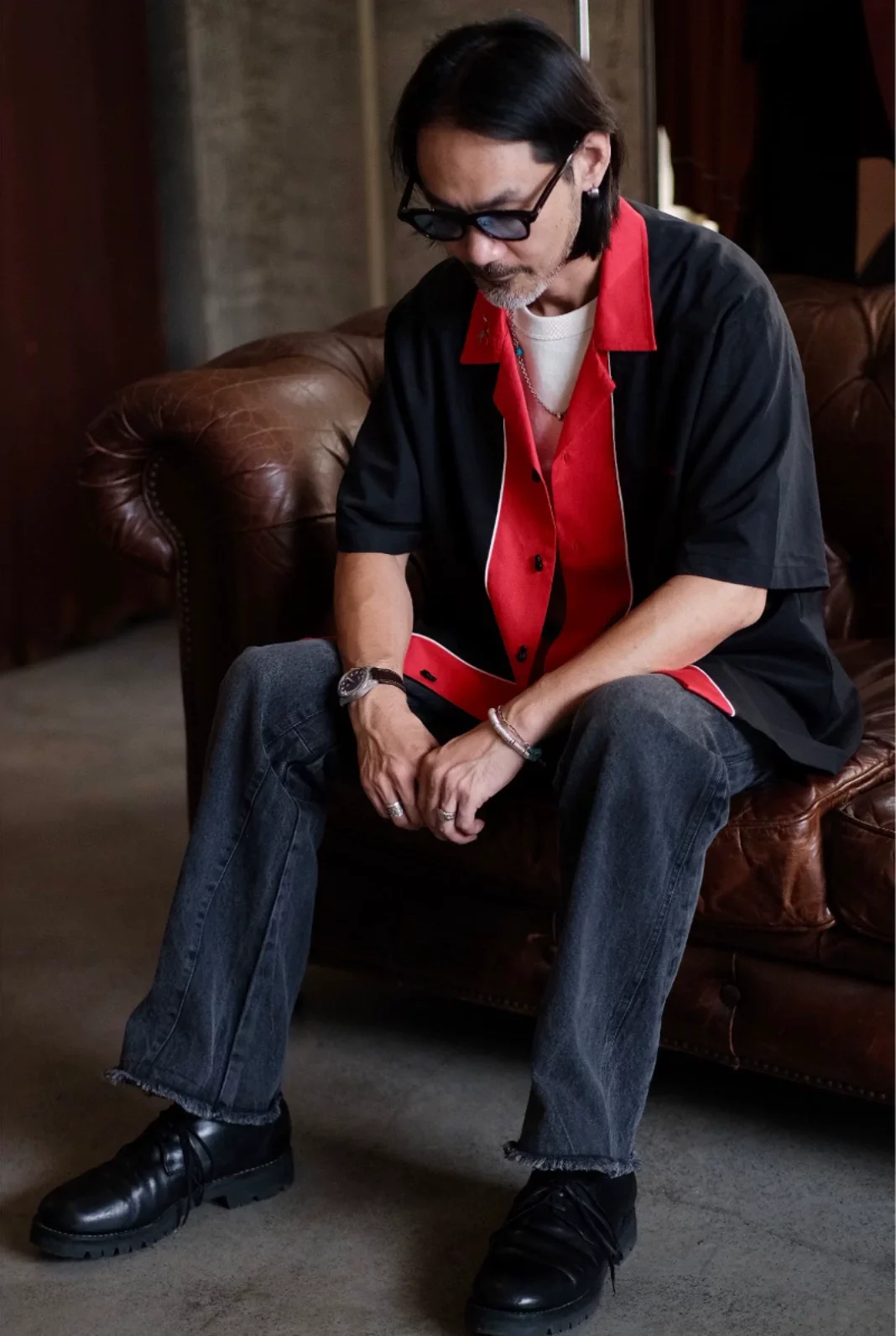Two-Tone Bowling Shirt - Image 2