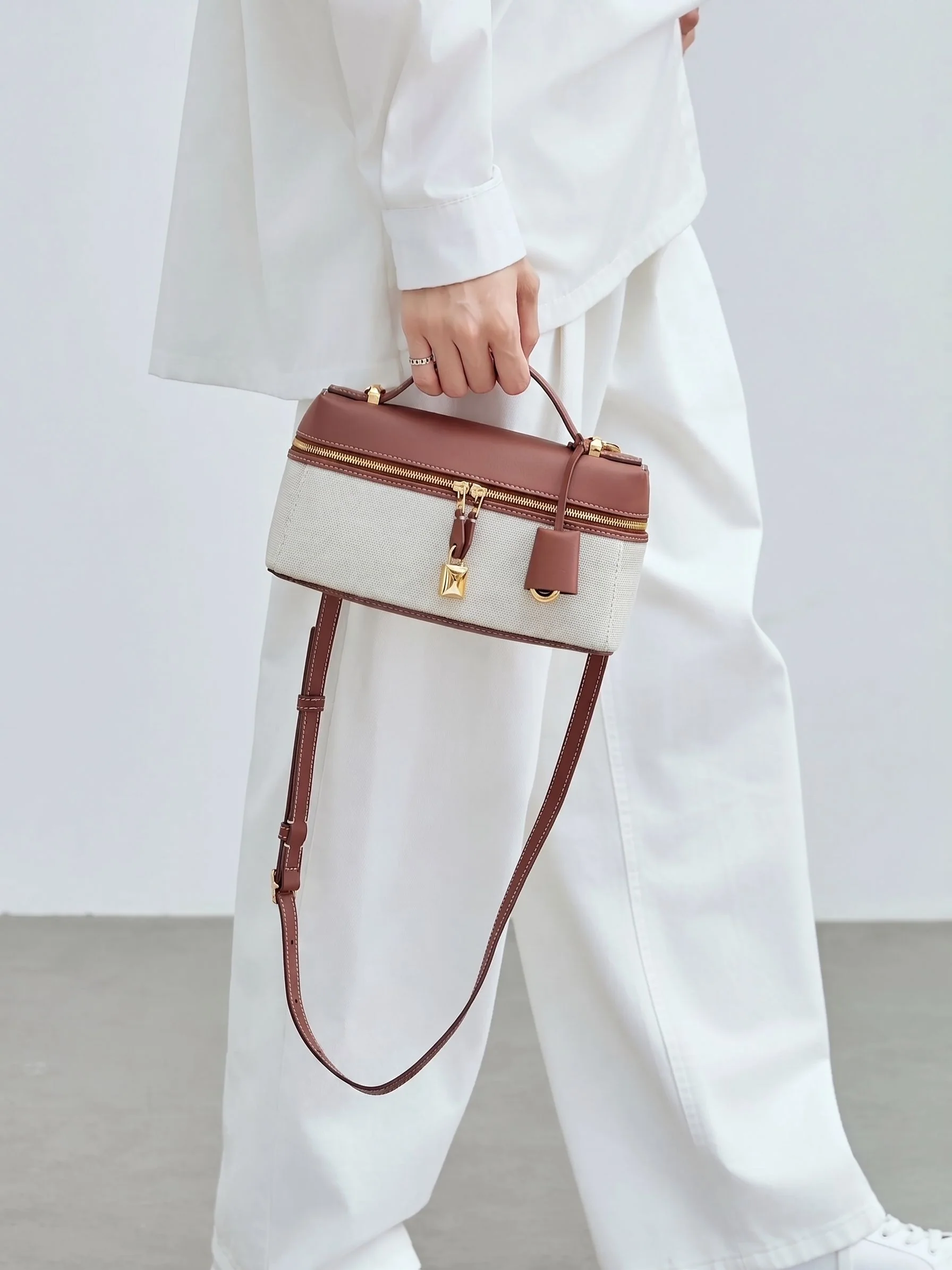 Two-Tone Box Satchel - Image 5