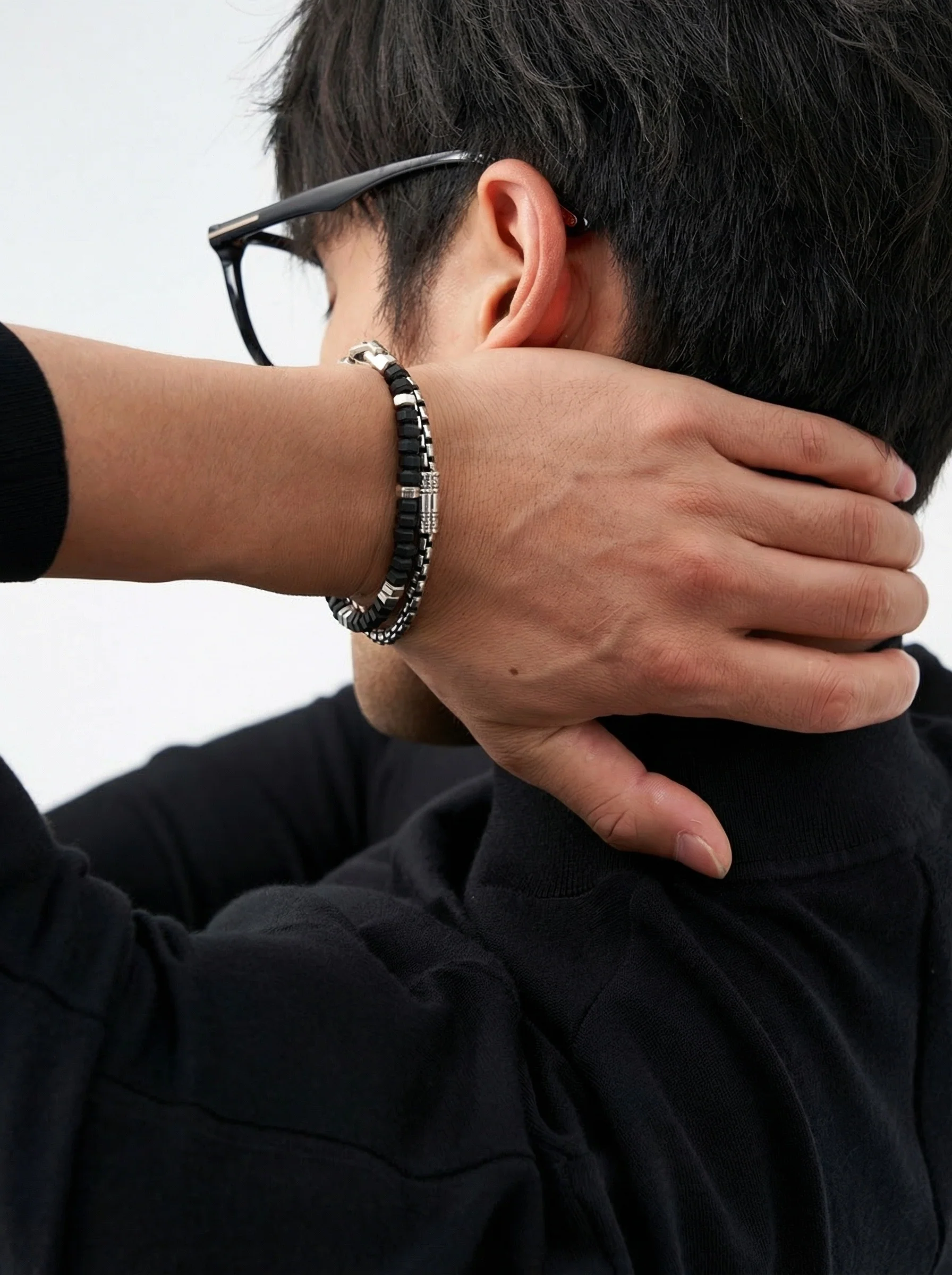 Two-Tone Bracelet Set - Image 2
