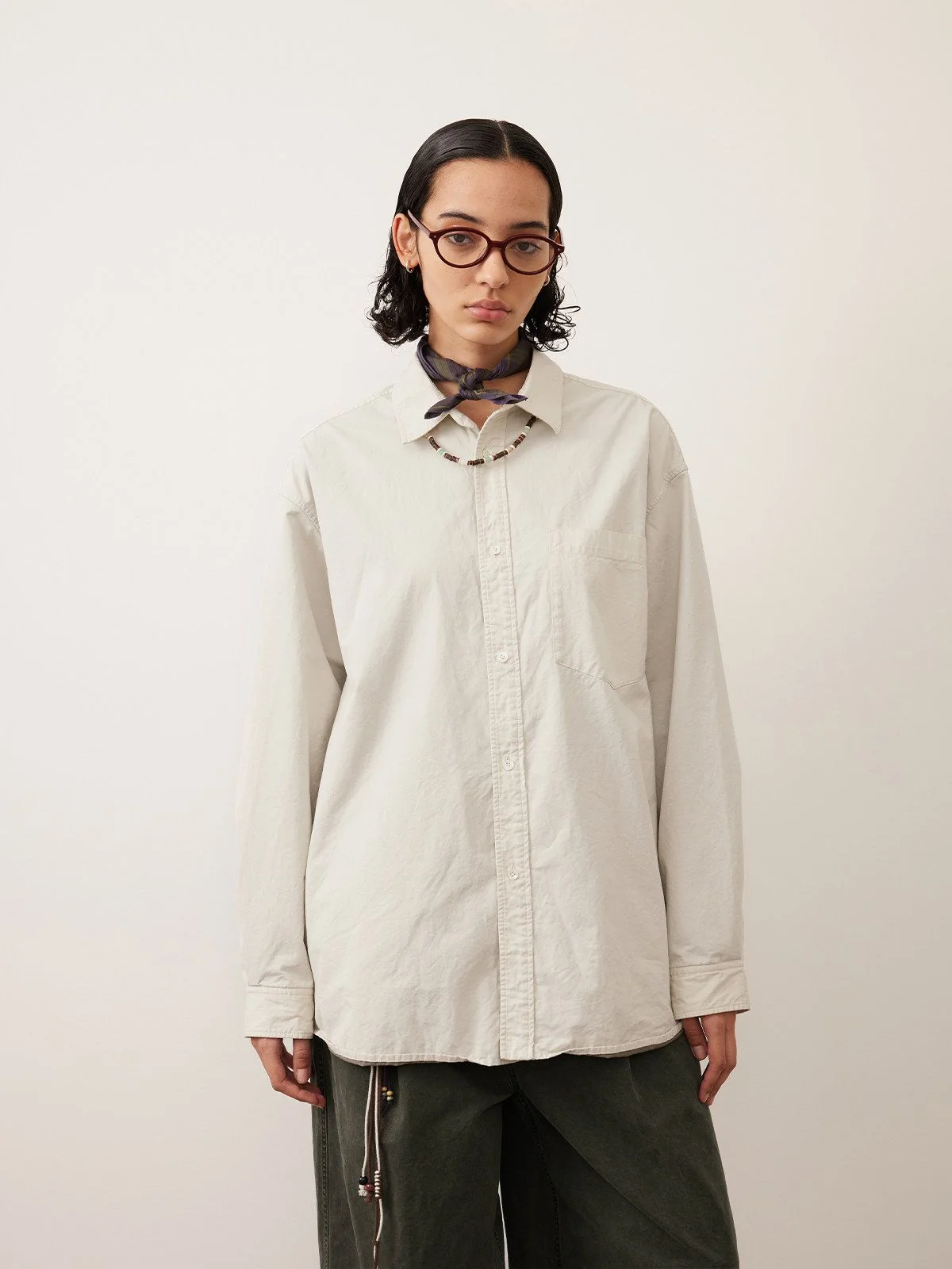 Two-Tone Button Shirt - Image 3