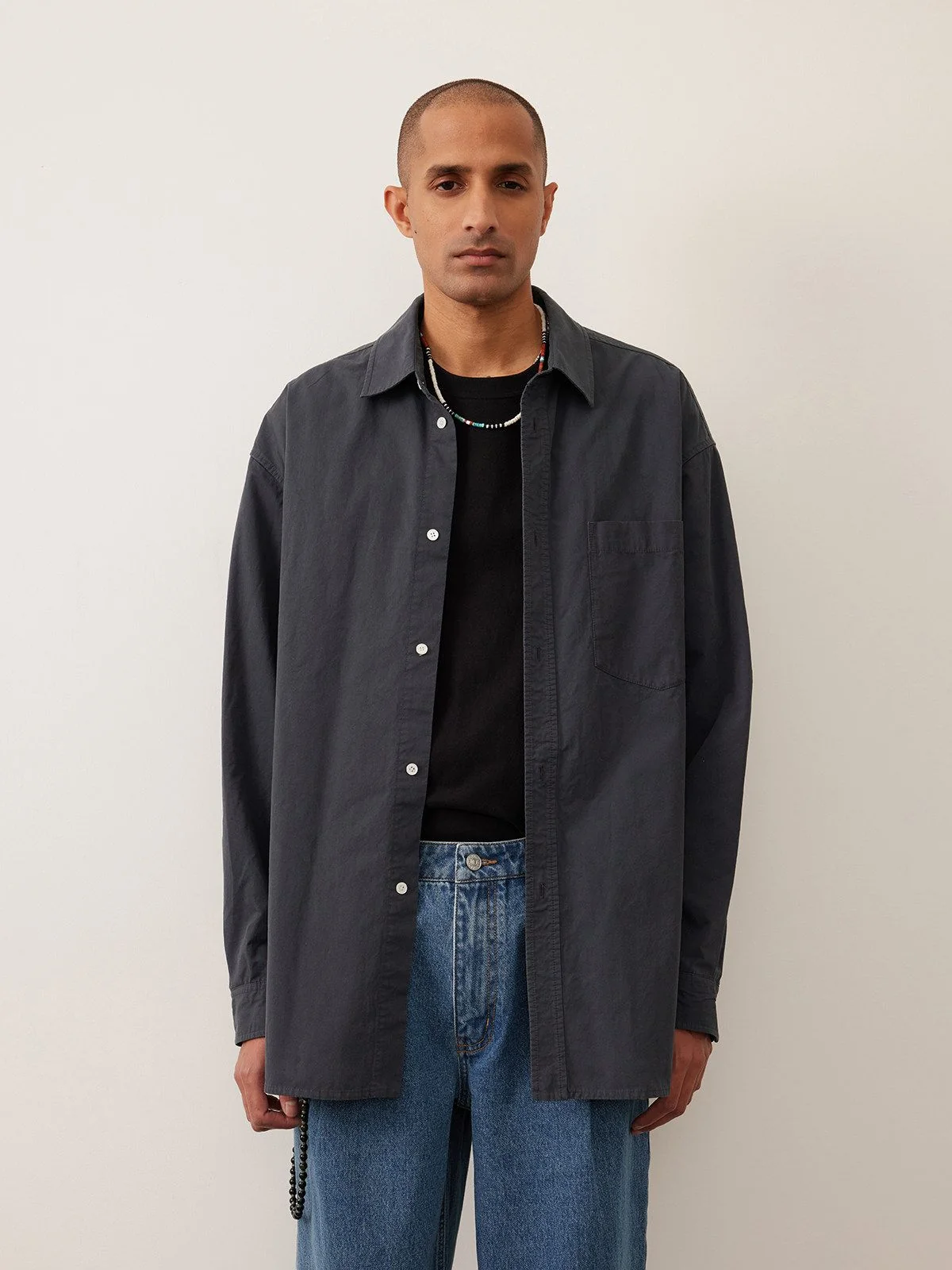 Two-Tone Button Shirt - Image 5
