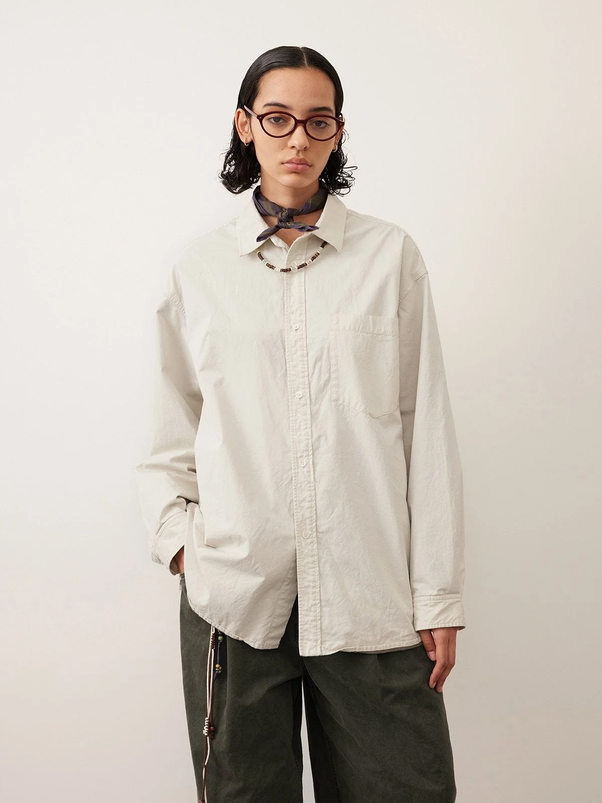 Two-Tone Button Shirt - Image 6