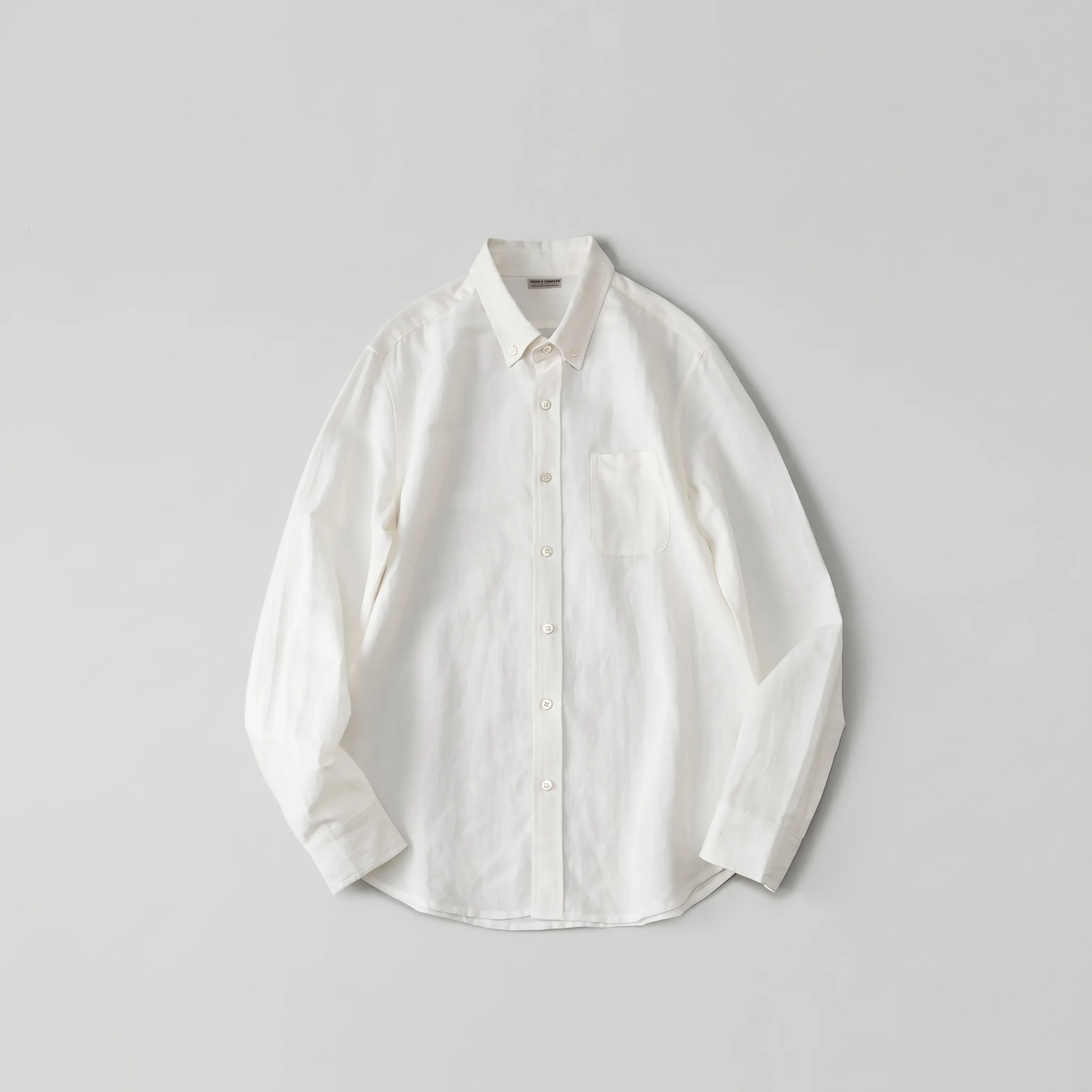 Two-Tone Cotton-Linen Shirt - Image 5