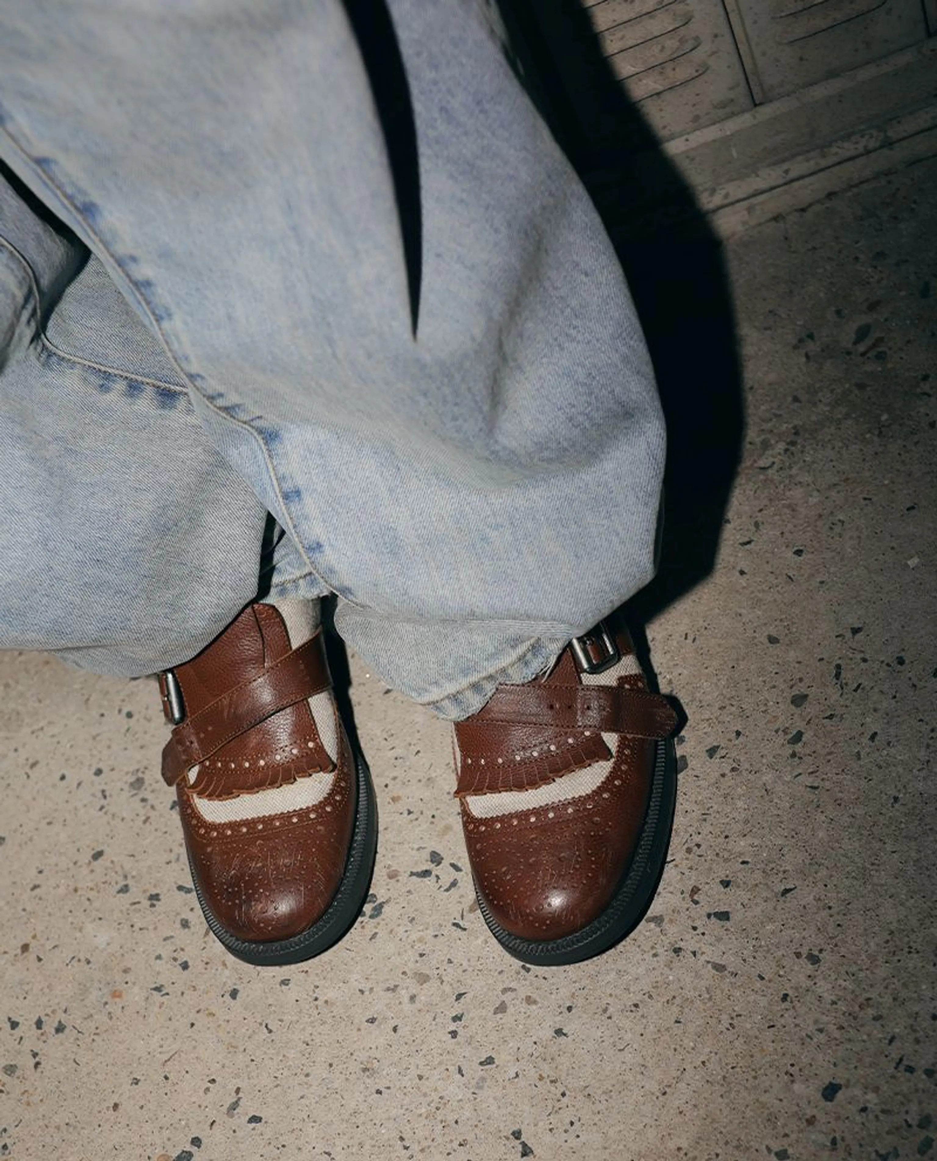 Two-Tone Kiltie Monk Loafers - Image 3