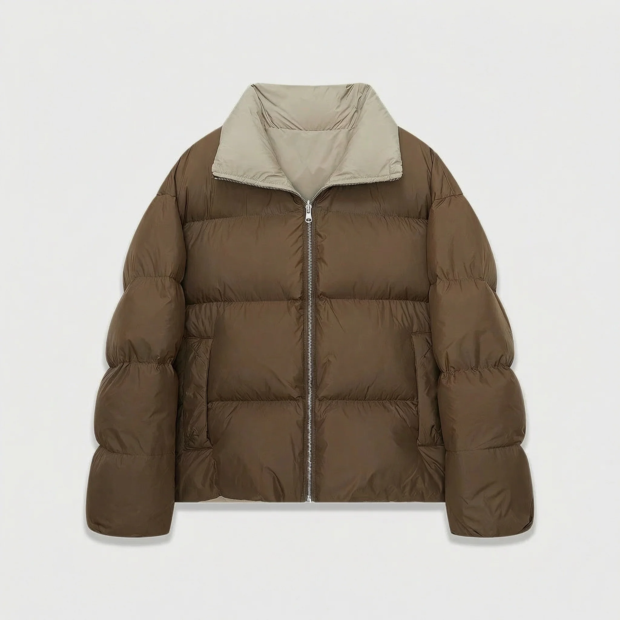 Two-Tone Puffer Jacket - Image 7