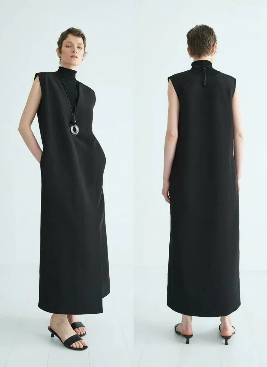 Two-Way Triacetate Dress & Shorts