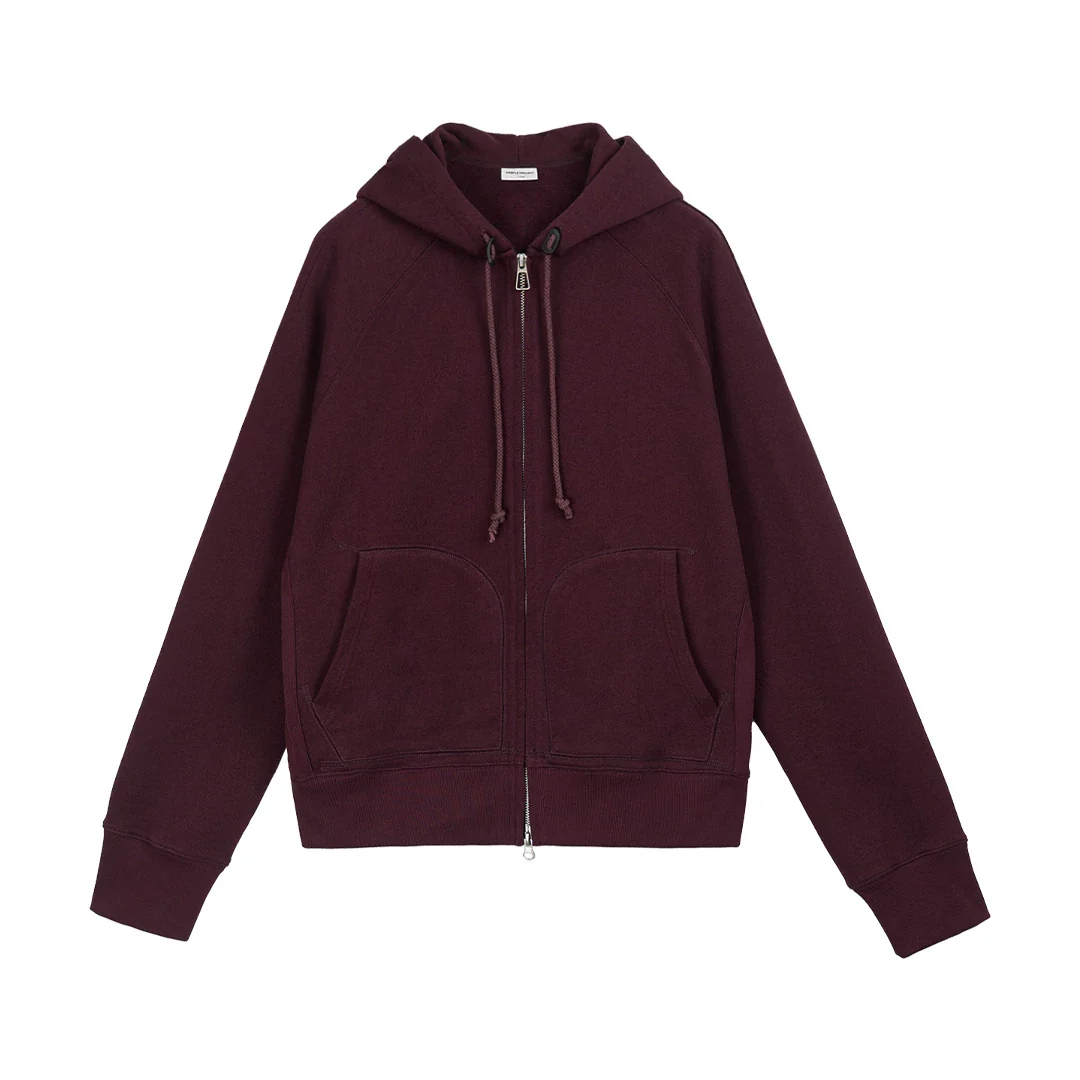 Two-Way Zip Raglan Hoodie - Image 9