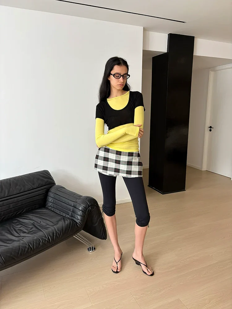 U-Neck 2-in-1 Layered Knit Set - Image 5