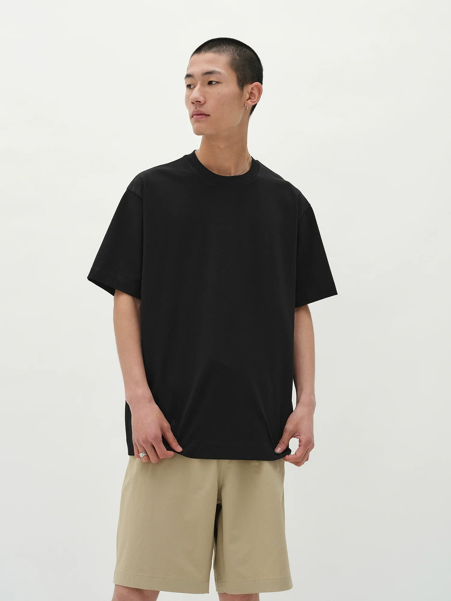 Ultra-Fine Cotton Crew-Neck Tee - Image 4