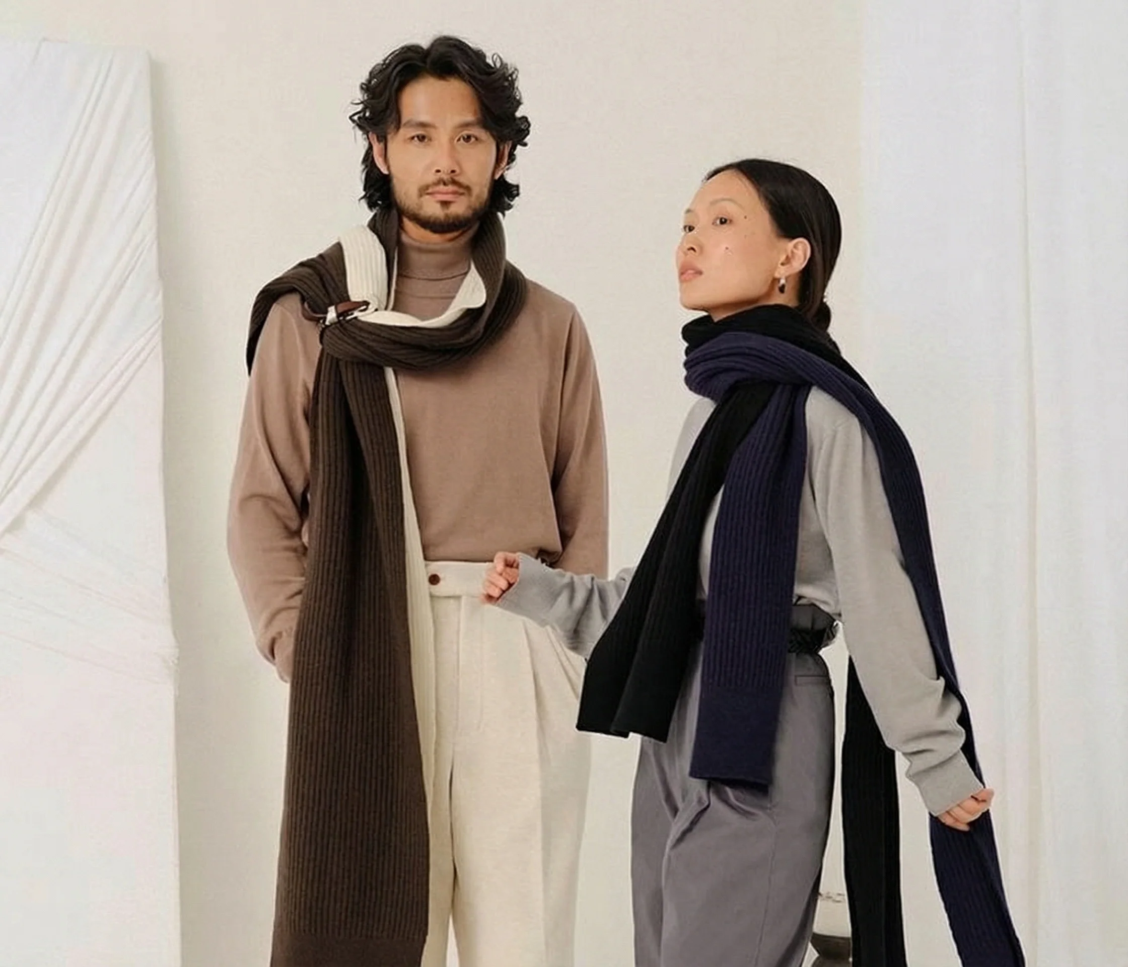 Ultra-Fine Wool Velvet Scarf - Image 6