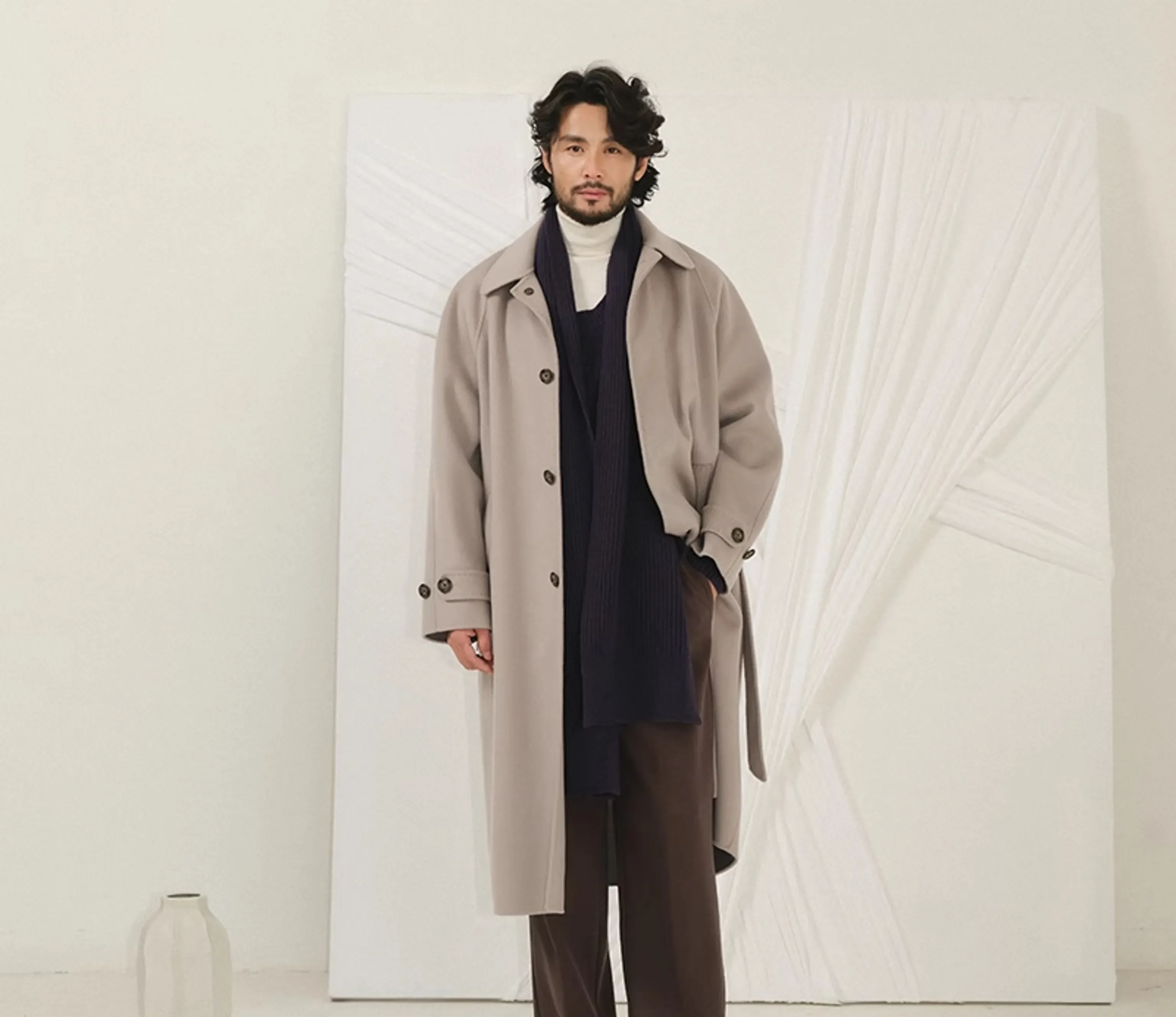 Ultra-Fine Wool Velvet Scarf - Image 7