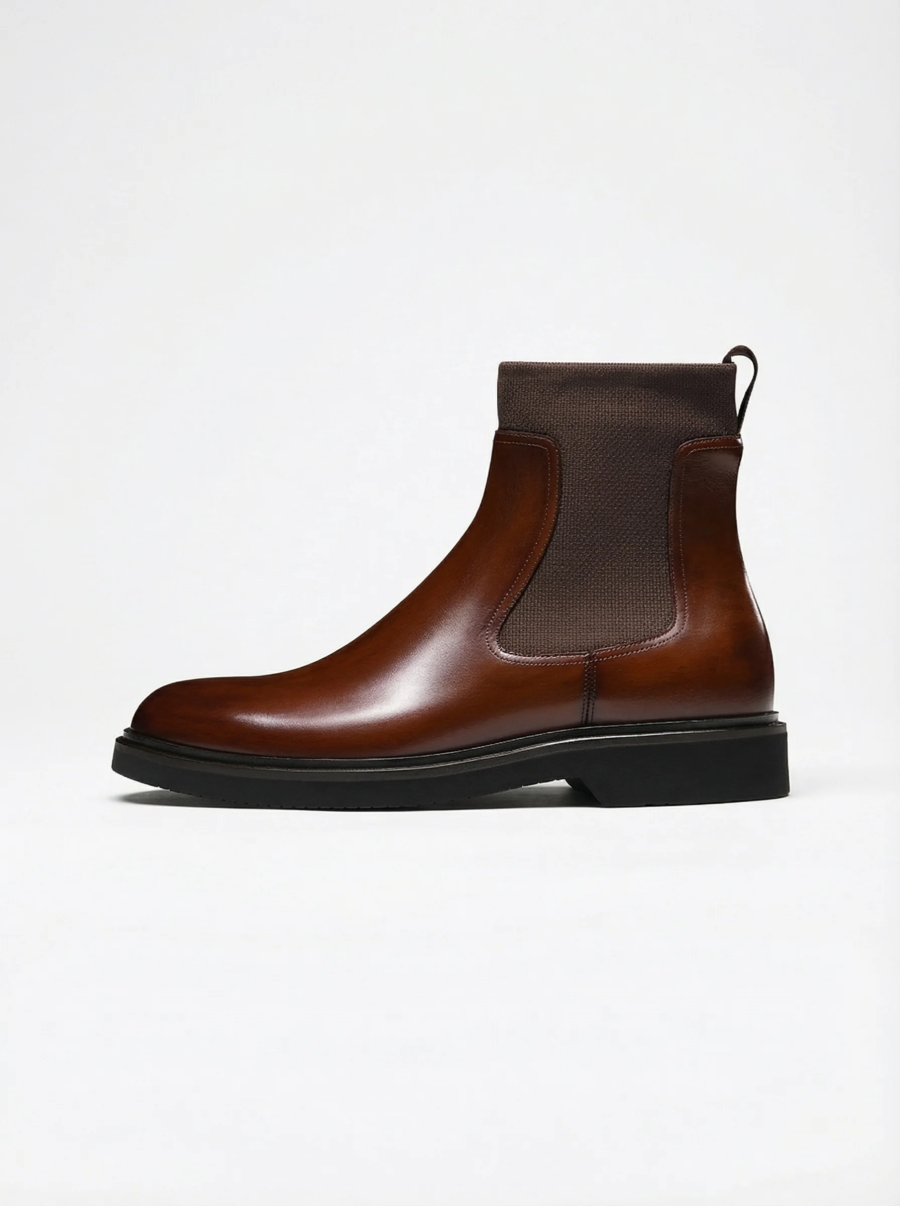 Ultra-Light Italian Leather Chelsea Boots