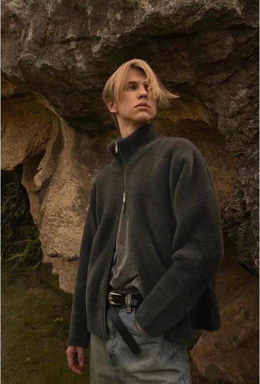 Ultra-Soft High Collar Jacket - Image 3