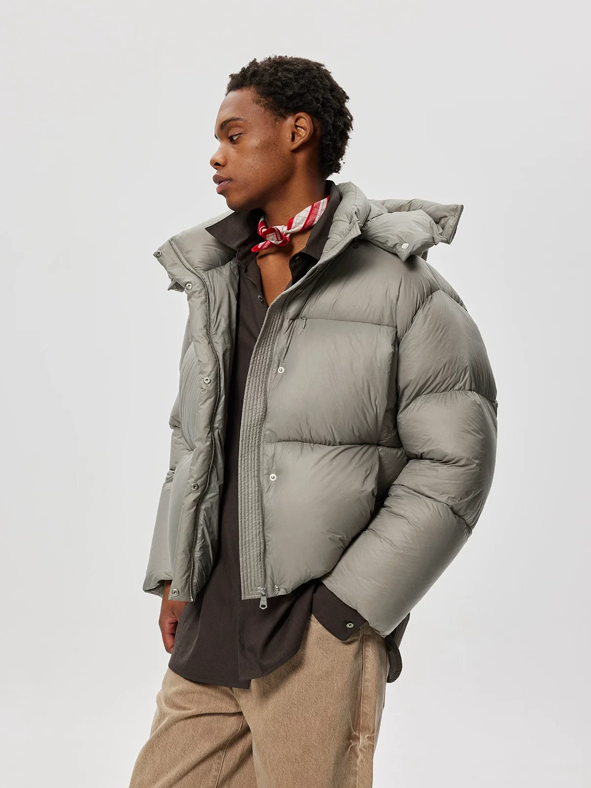 Ultralight Detachable Hood Down Puffer - Image 9