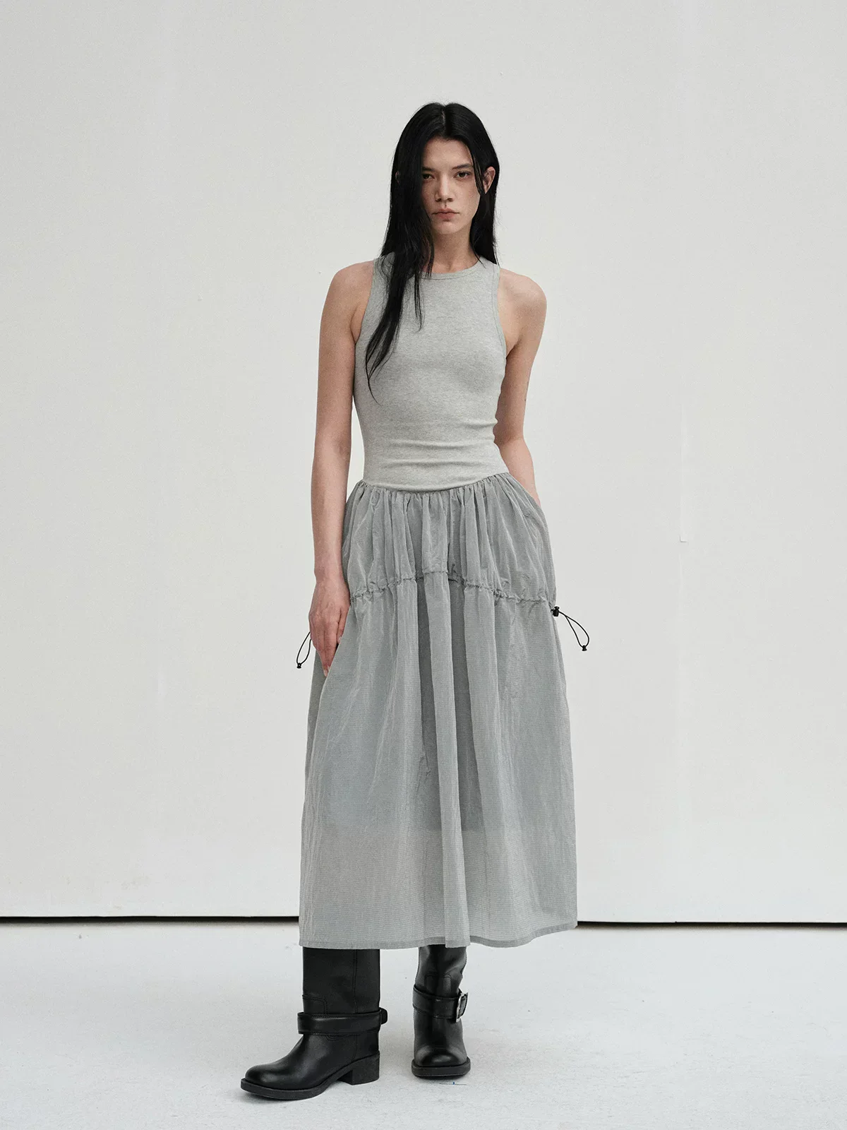 Ultralight Nylon Drawcord Tank Dress - Image 5
