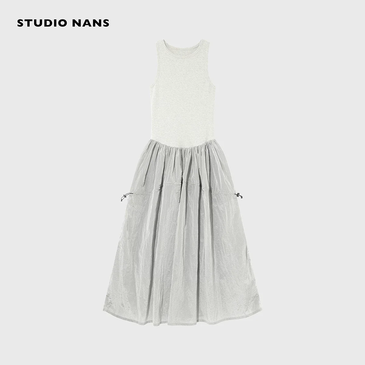 Ultralight Nylon Drawcord Tank Dress - Image 6