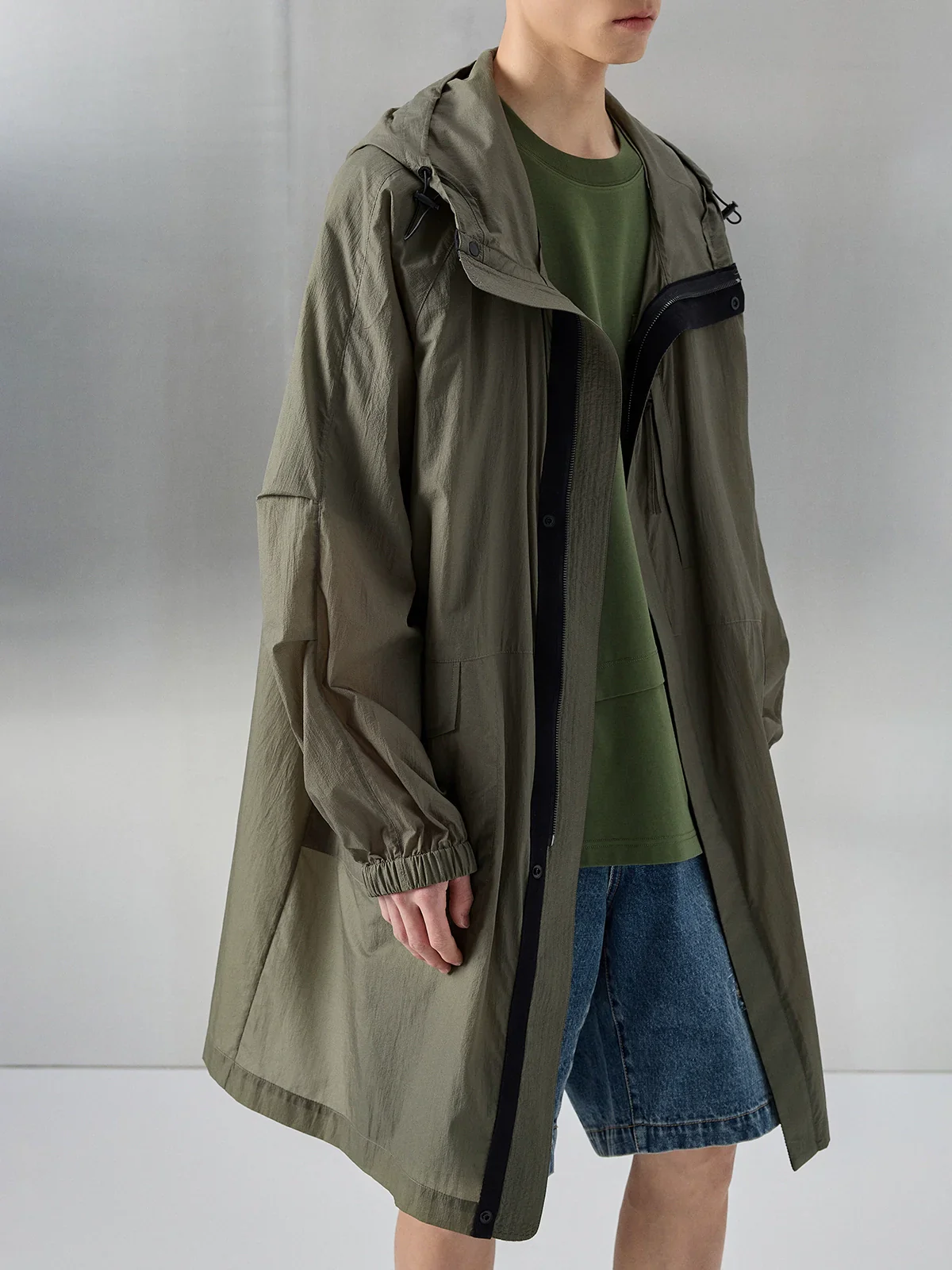 Ultralight Nylon Hooded Parka - Image 2