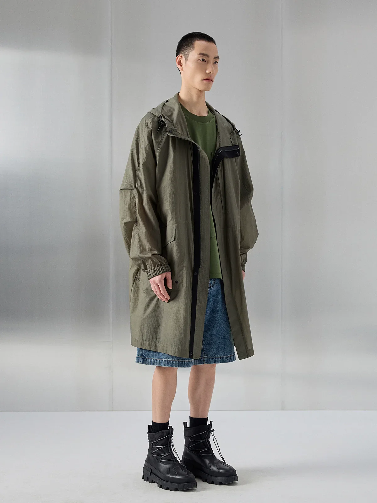 Ultralight Nylon Hooded Parka - Image 3