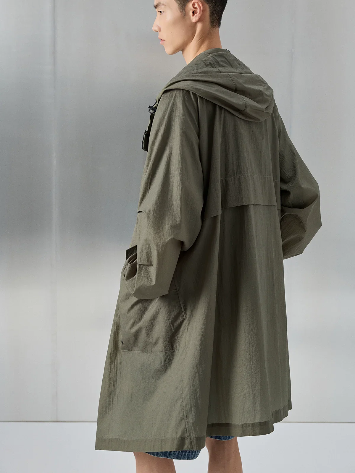 Ultralight Nylon Hooded Parka - Image 4