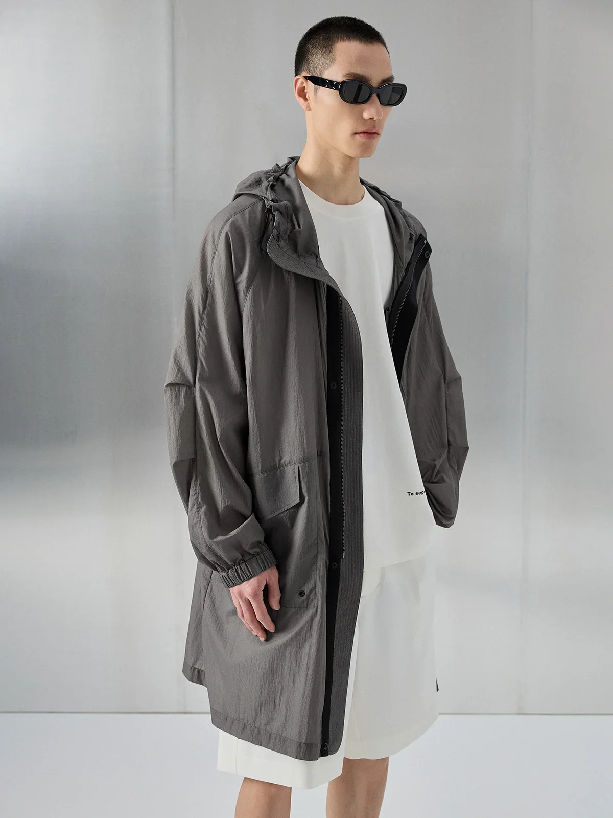Ultralight Nylon Hooded Parka - Image 5