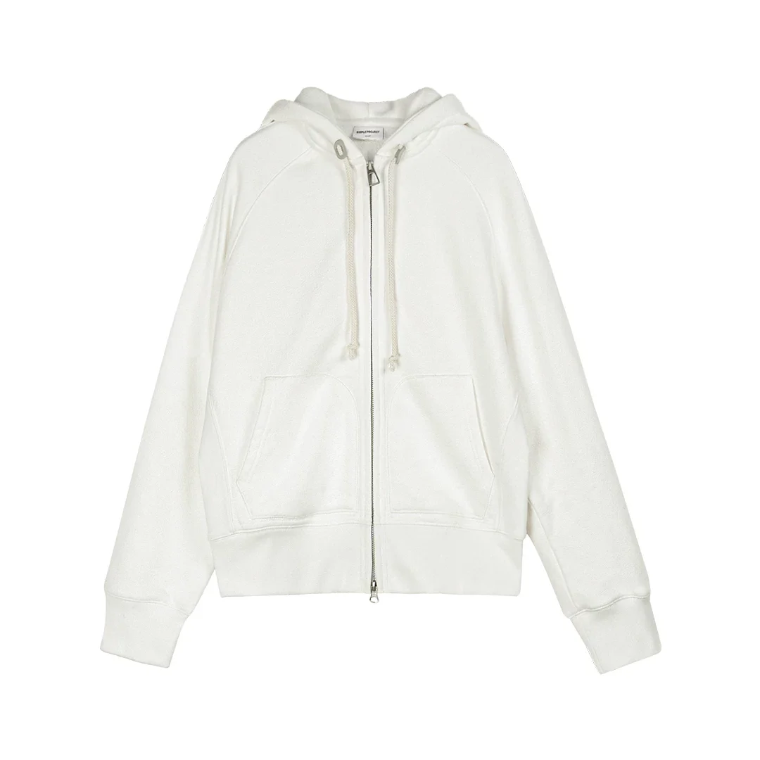 Unisex Two-Way Zip Fleece Hoodie - Image 8