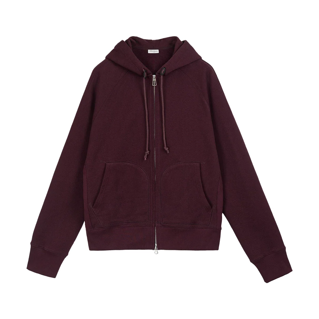 Unisex Two-Way Zip Fleece Hoodie - Image 9