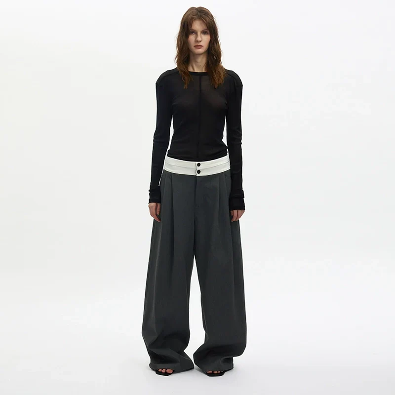 Unisex Wide-Leg Trousers - Image 5