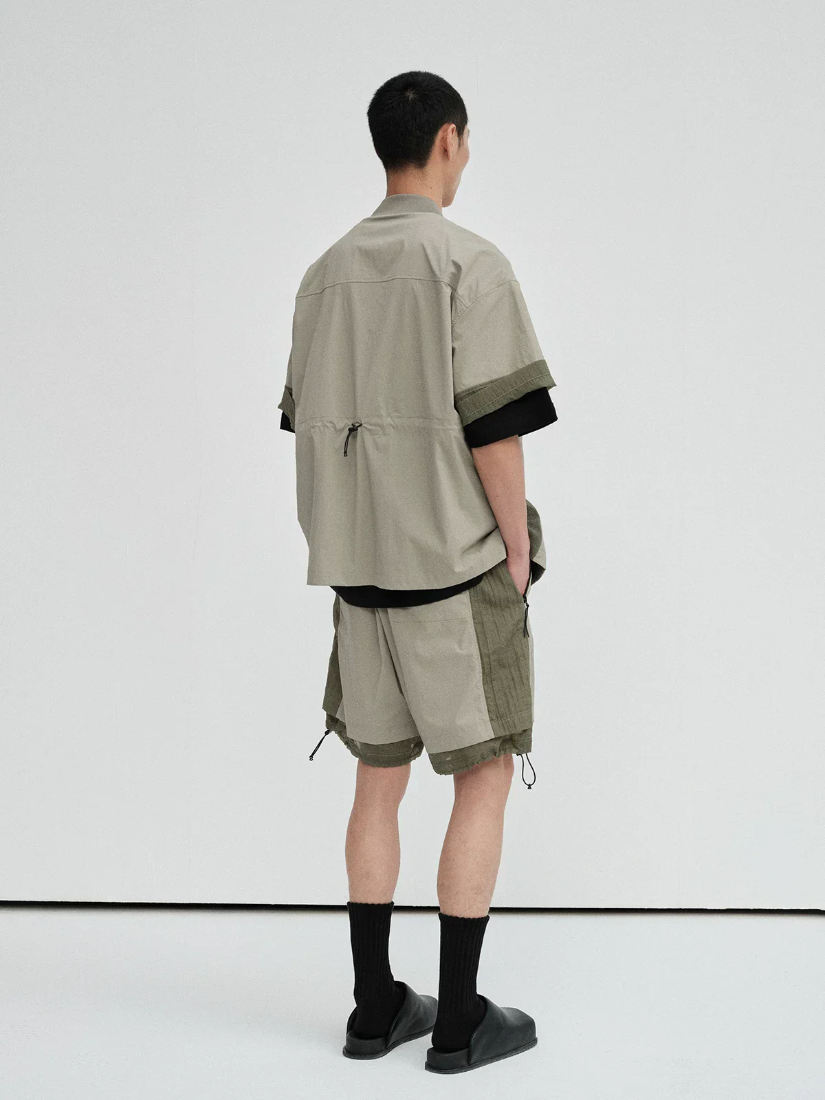 UPF50+ Nylon Mesh Baseball-Collar Short-Sleeve Jacket - Image 2