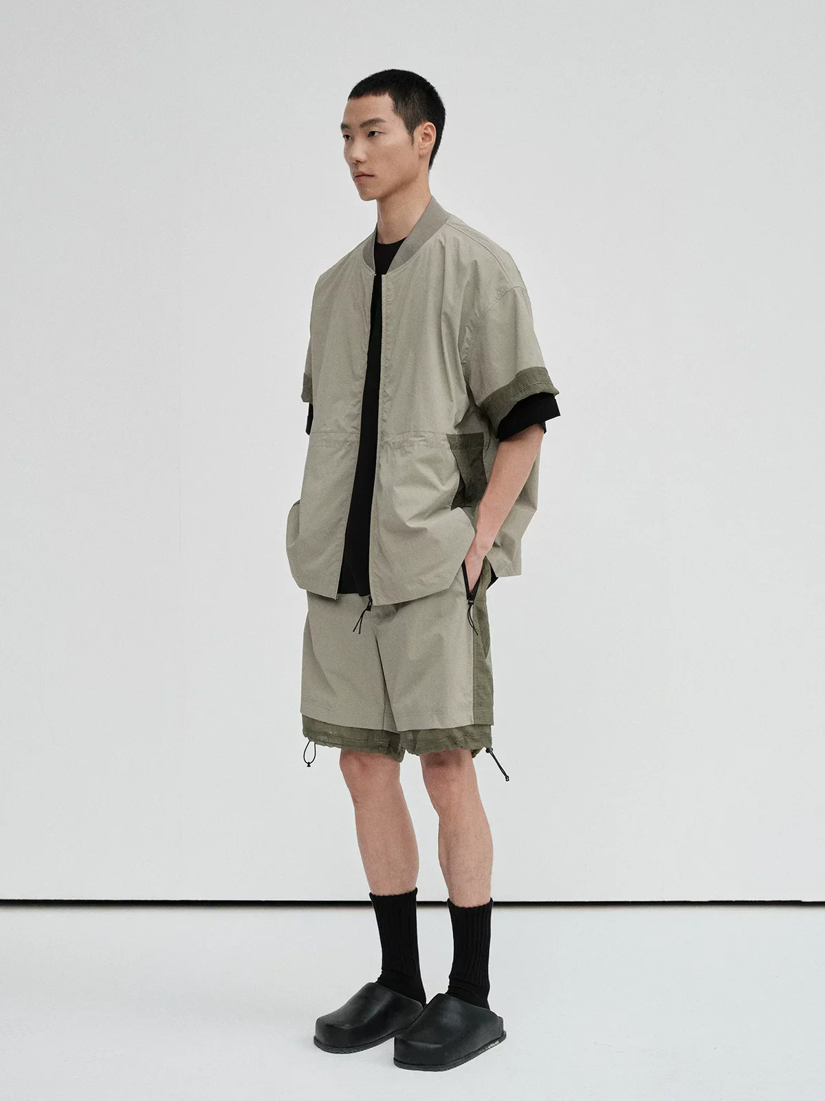 UPF50+ Nylon Mesh Baseball-Collar Short-Sleeve Jacket - Image 5